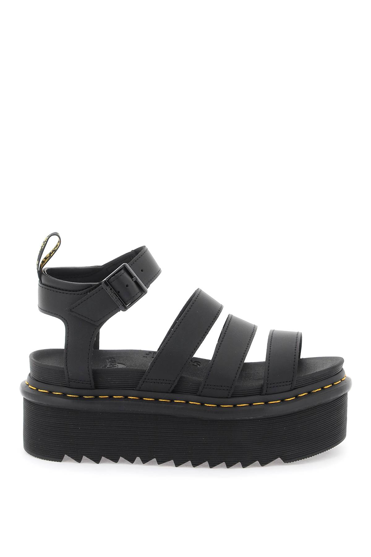 Dr. Martens' Blaire Quad Hydro Open Toe Sandals In Black