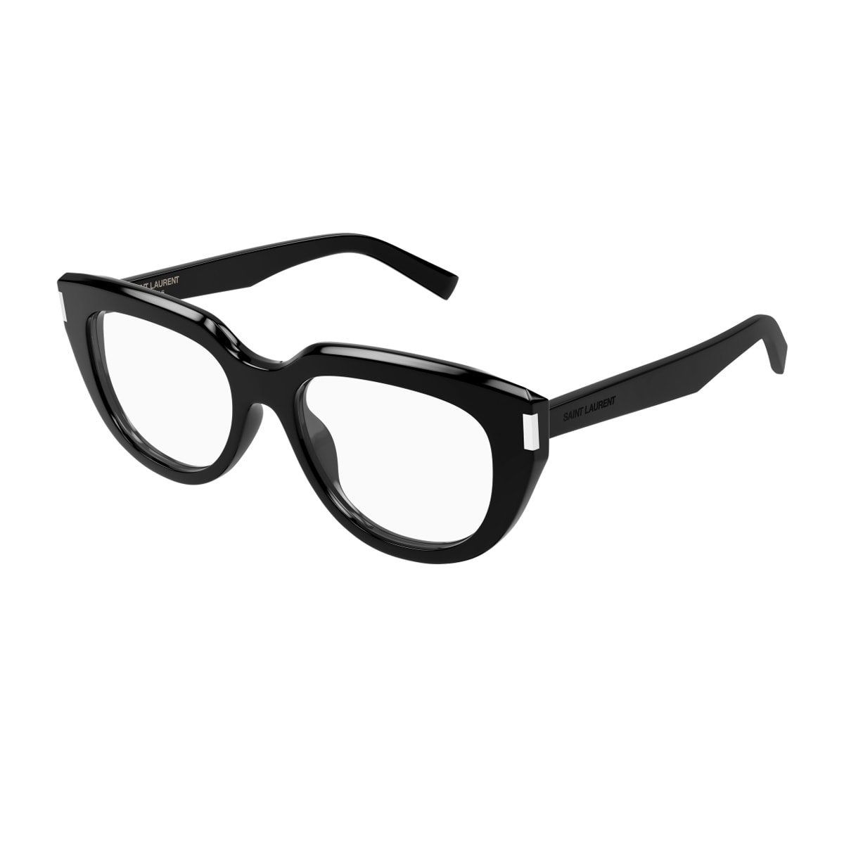 Saint Laurent Sl 828 Linea Corner Angle 001 Black Glasses In Black
