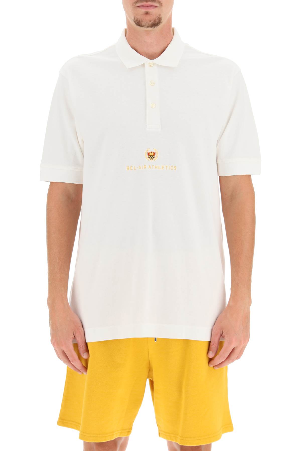 Bel Air Athletics Academy Crest Polo Shirt In Multi-colored