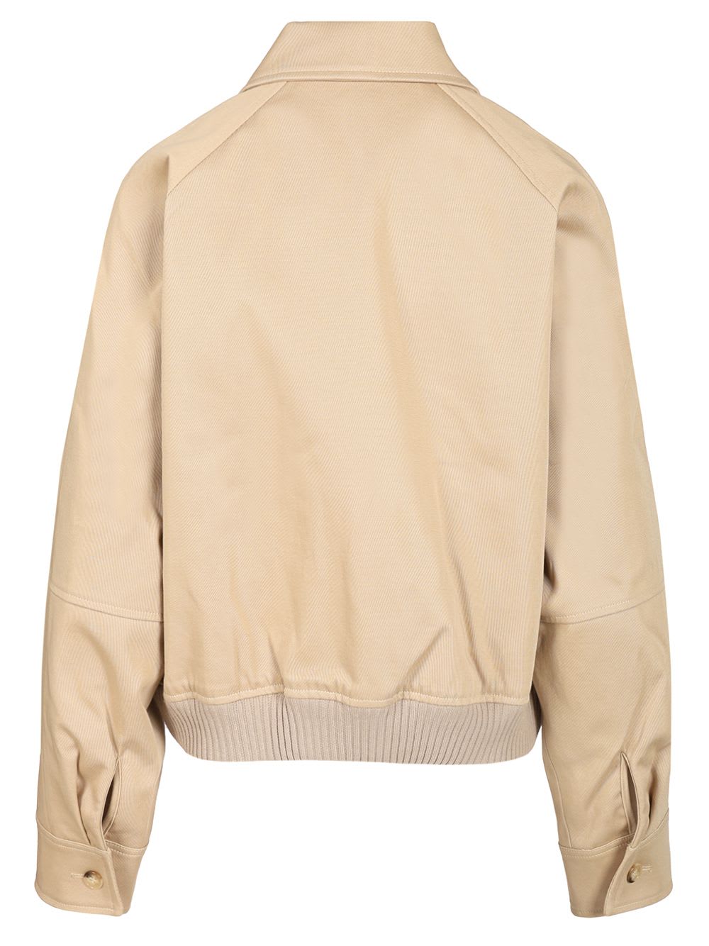 MAISON KITSUNÉ SHORT JACKET WITH SHIRT COLLAR