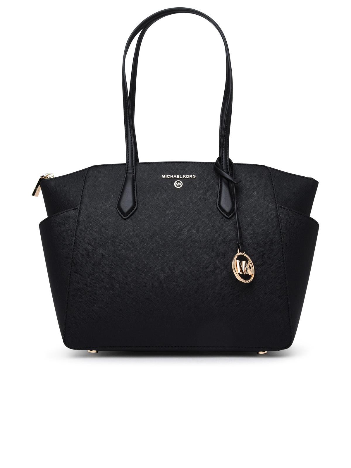 Black Leather Marilyn Bag