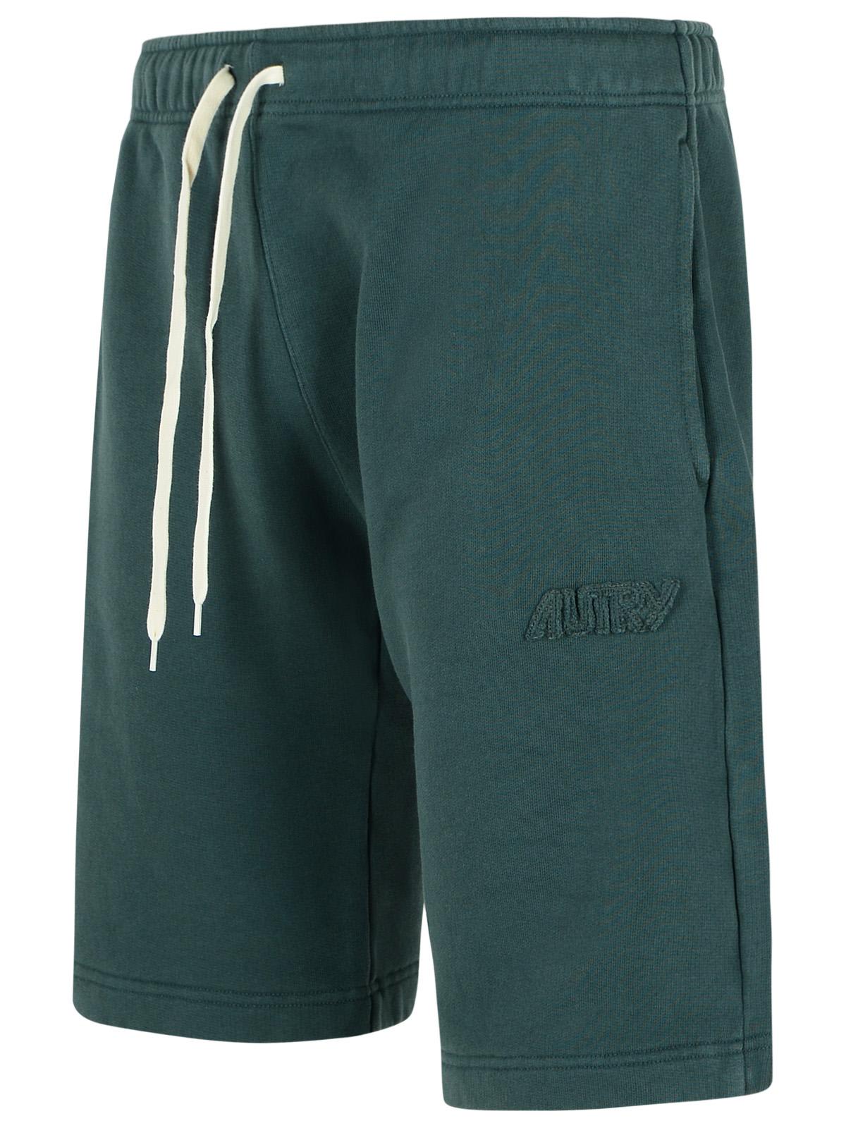 Autry Bermuda Shorts Elastic Waistband In Green