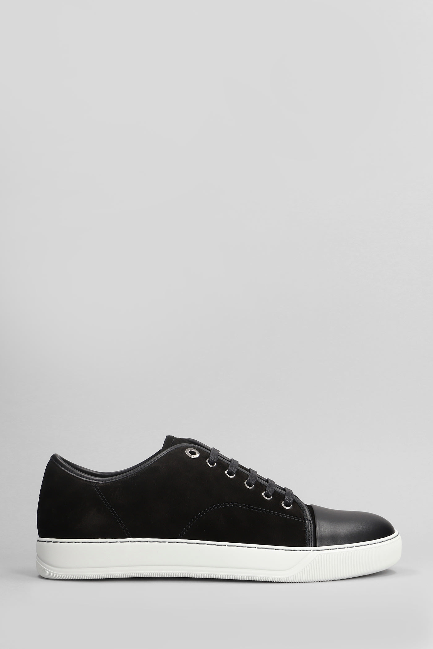 Shop Lanvin Dbb1 Sneakers In Black Suede