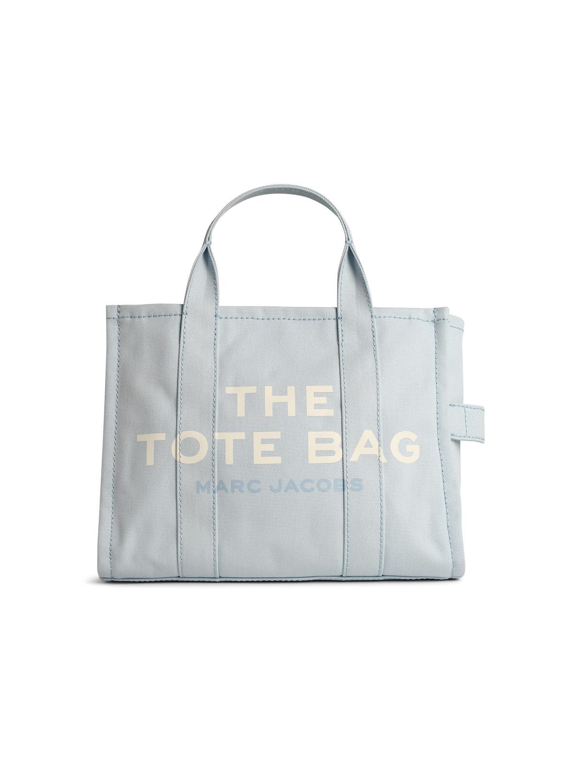 Shop Marc Jacobs Tote Medium Bag In Light Blue Canvas