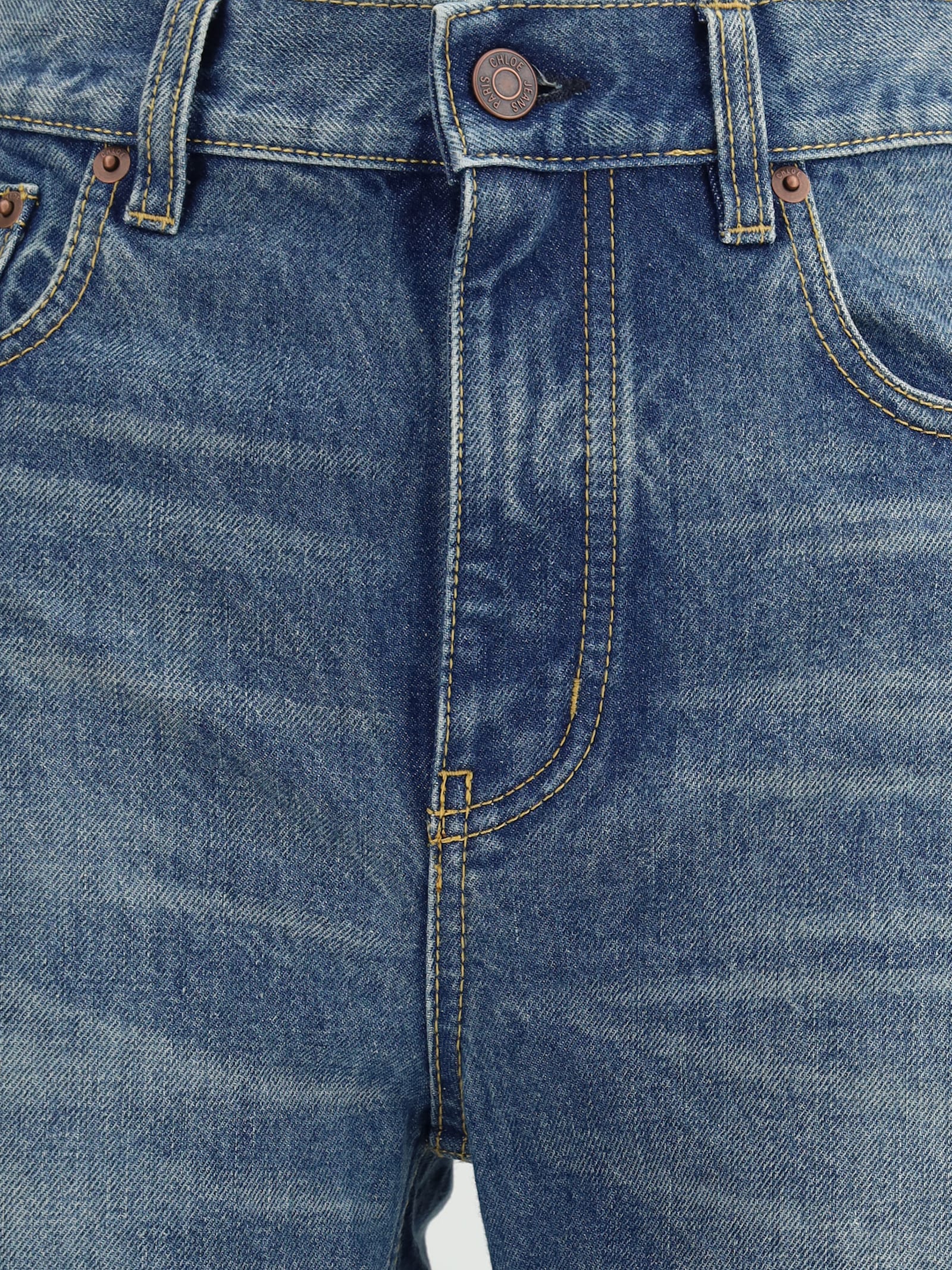 Chloé Straight-leg Denim Jeans In Blue