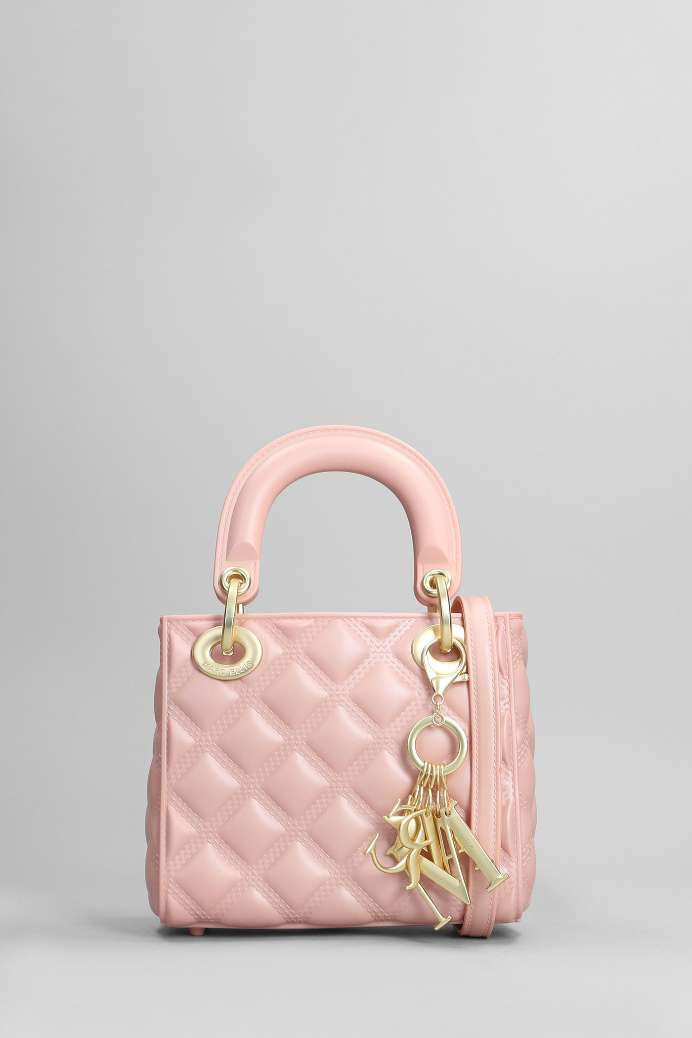 Marc Ellis Flat Missy S Hand Bag In Rose-pink Rubber/plasic