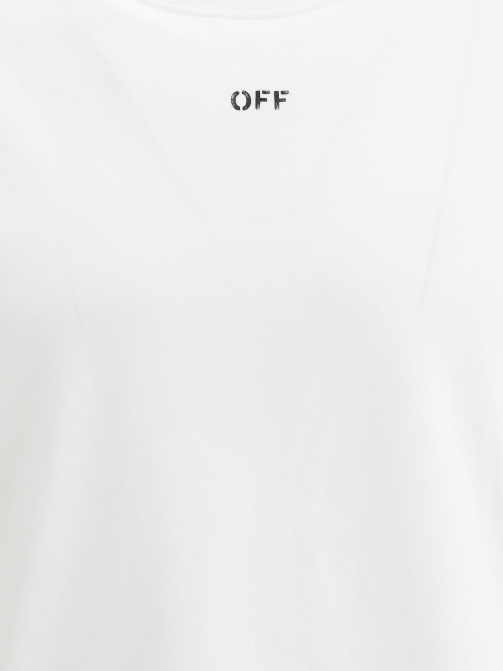 Shop Off-white Vibe Arrow Skate T-shirt In White Black