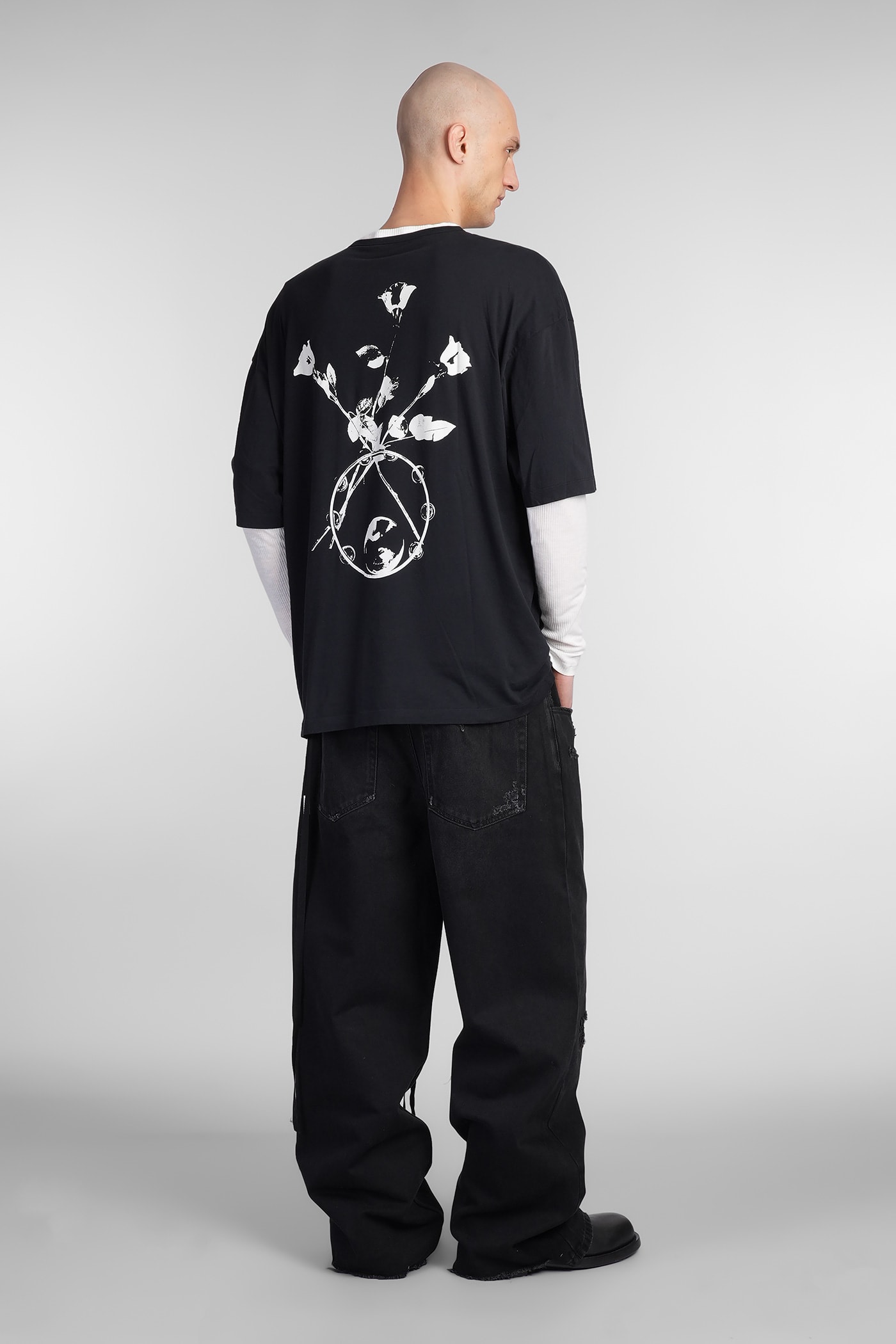 Ann Demeulemeester Short-sleeved T-shirt In Black