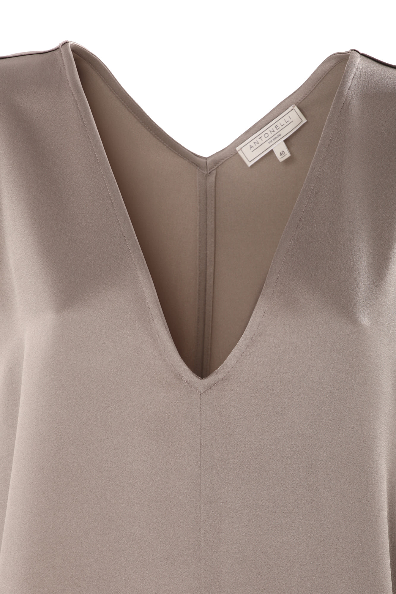 Shop Antonelli Firenze Top Dove Grey