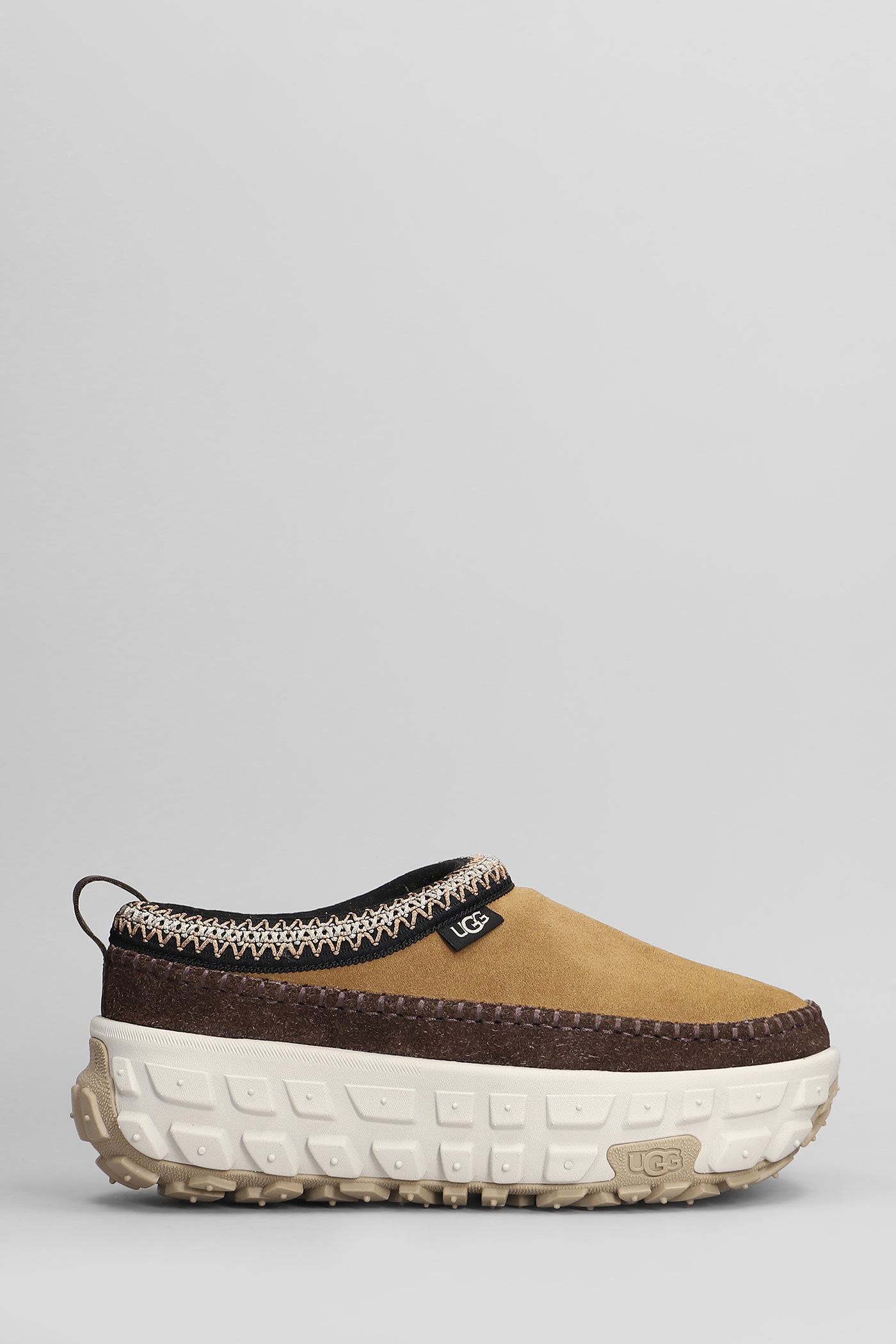 UGG VENTURE DAZE SLIPPER-MULE IN LEATHER COLOR SUEDE