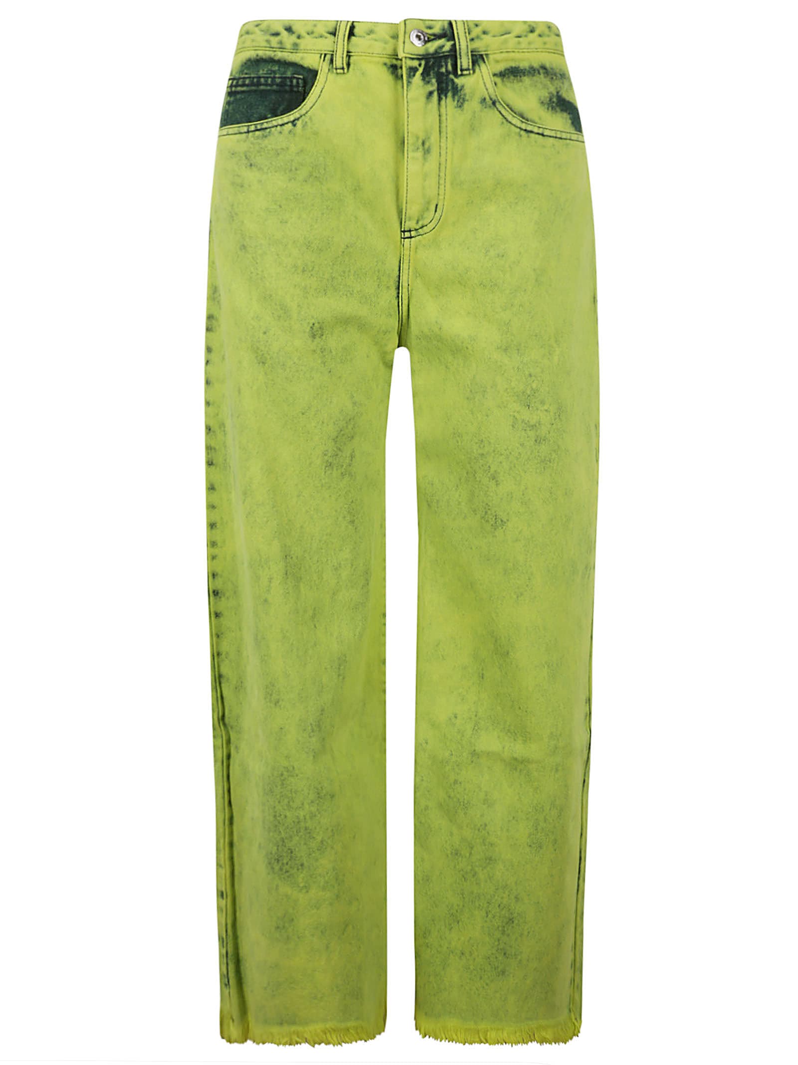 MARQUES' ALMEIDA DYED DENIM BOYFRIEND JEANS