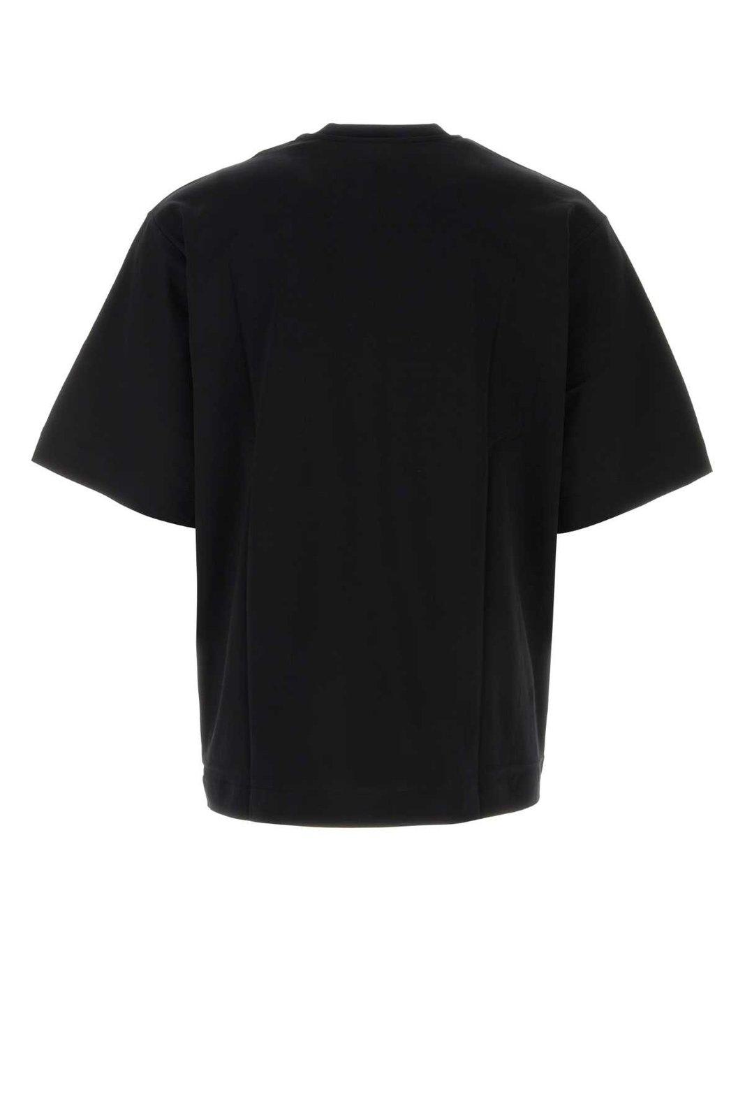 Shop Givenchy 4g Embroidered Crewneck T-shirt In Black