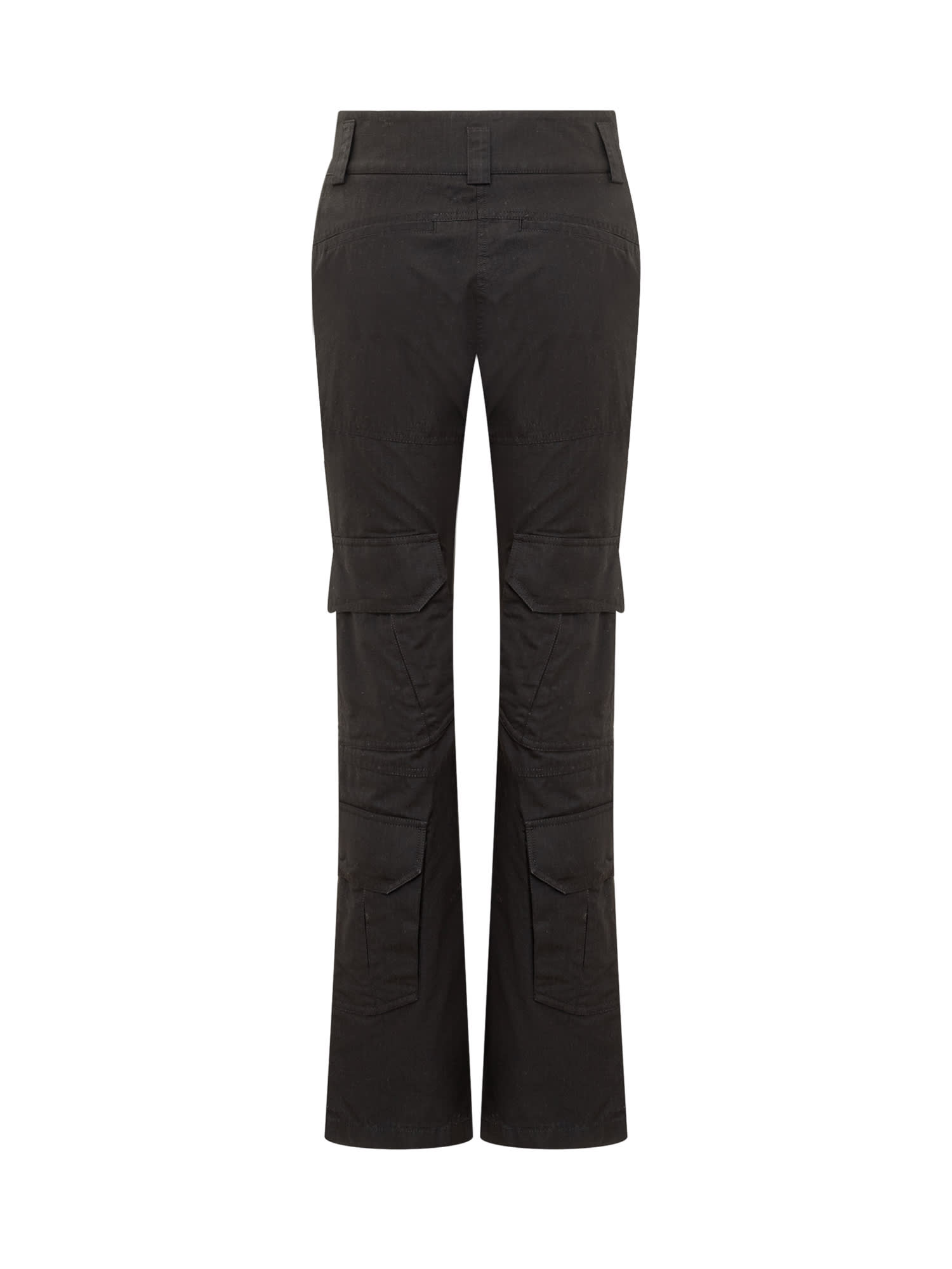 Shop Givenchy Cargo Trousers In Black