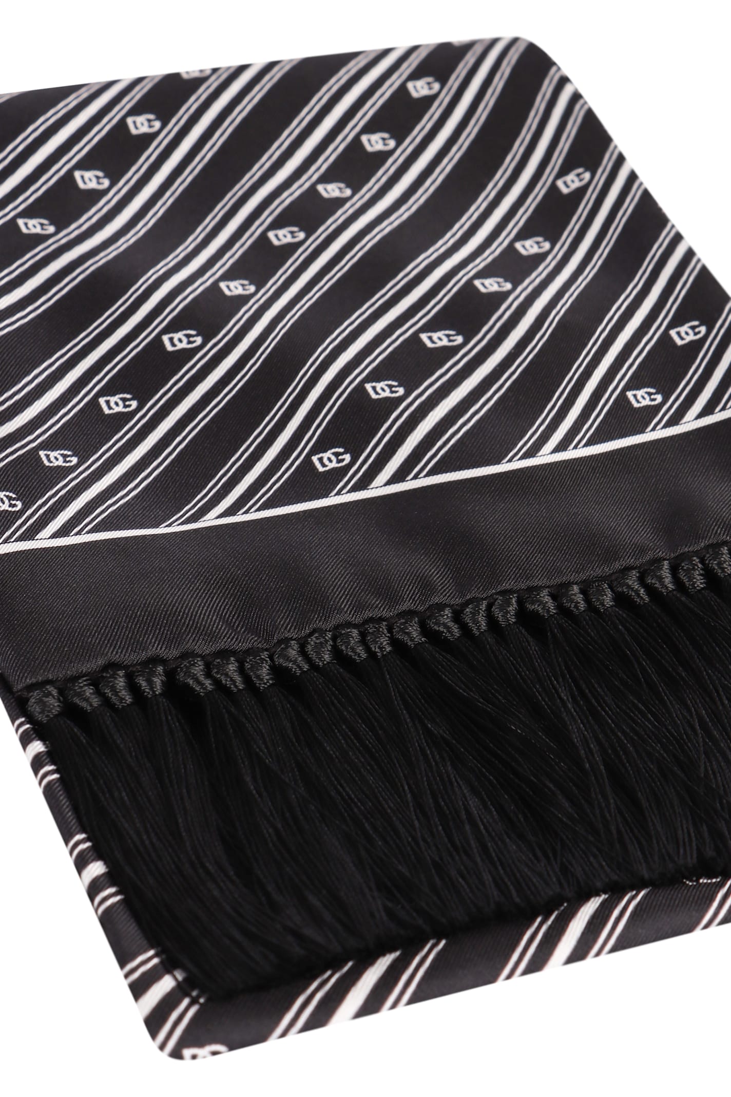 Dolce & Gabbana Men's Silk Scarf In Print