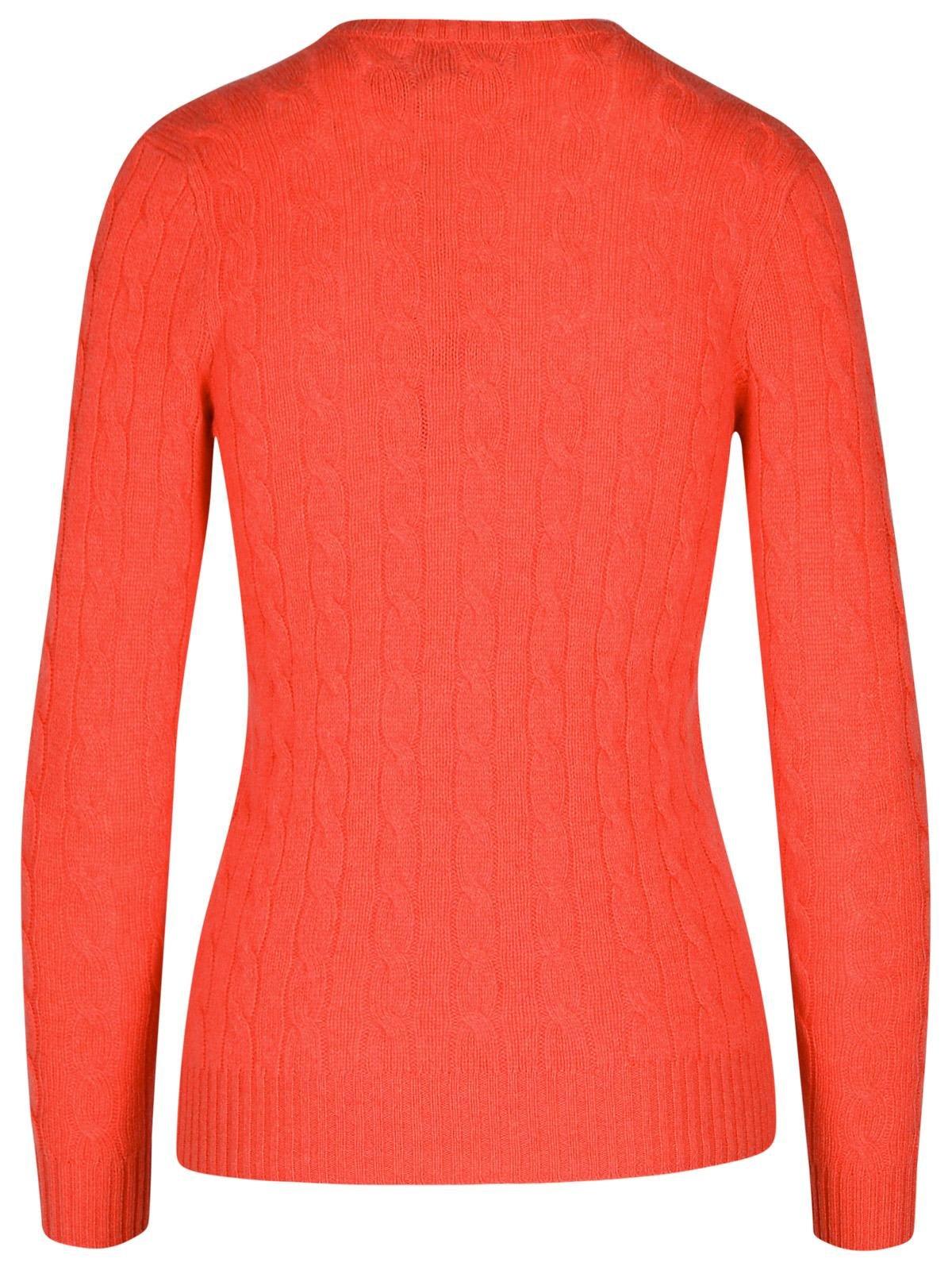 Shop Polo Ralph Lauren Cable-knit V-neck Jumper