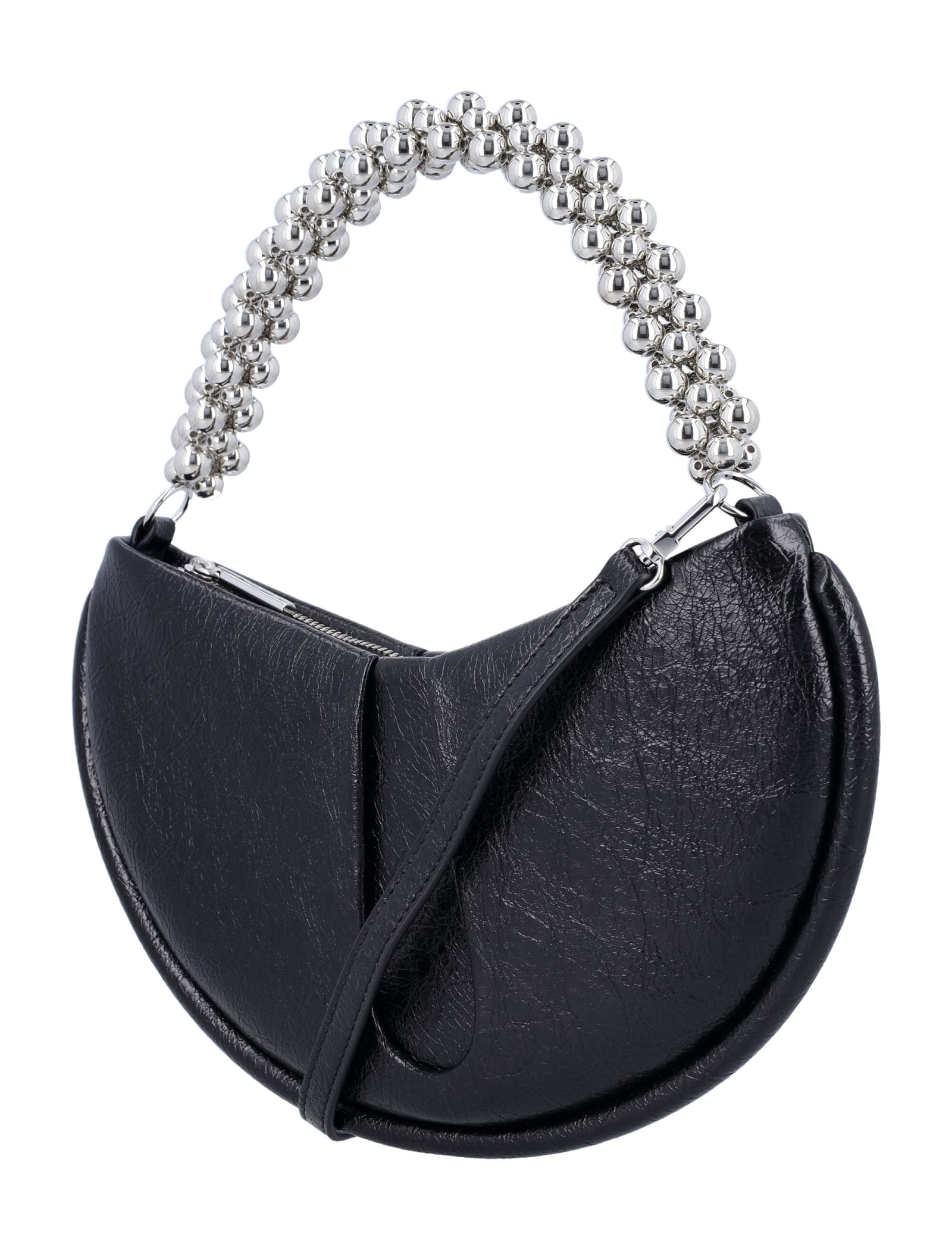 Themoirè Ebe Mini Bag Handle Beads In Black