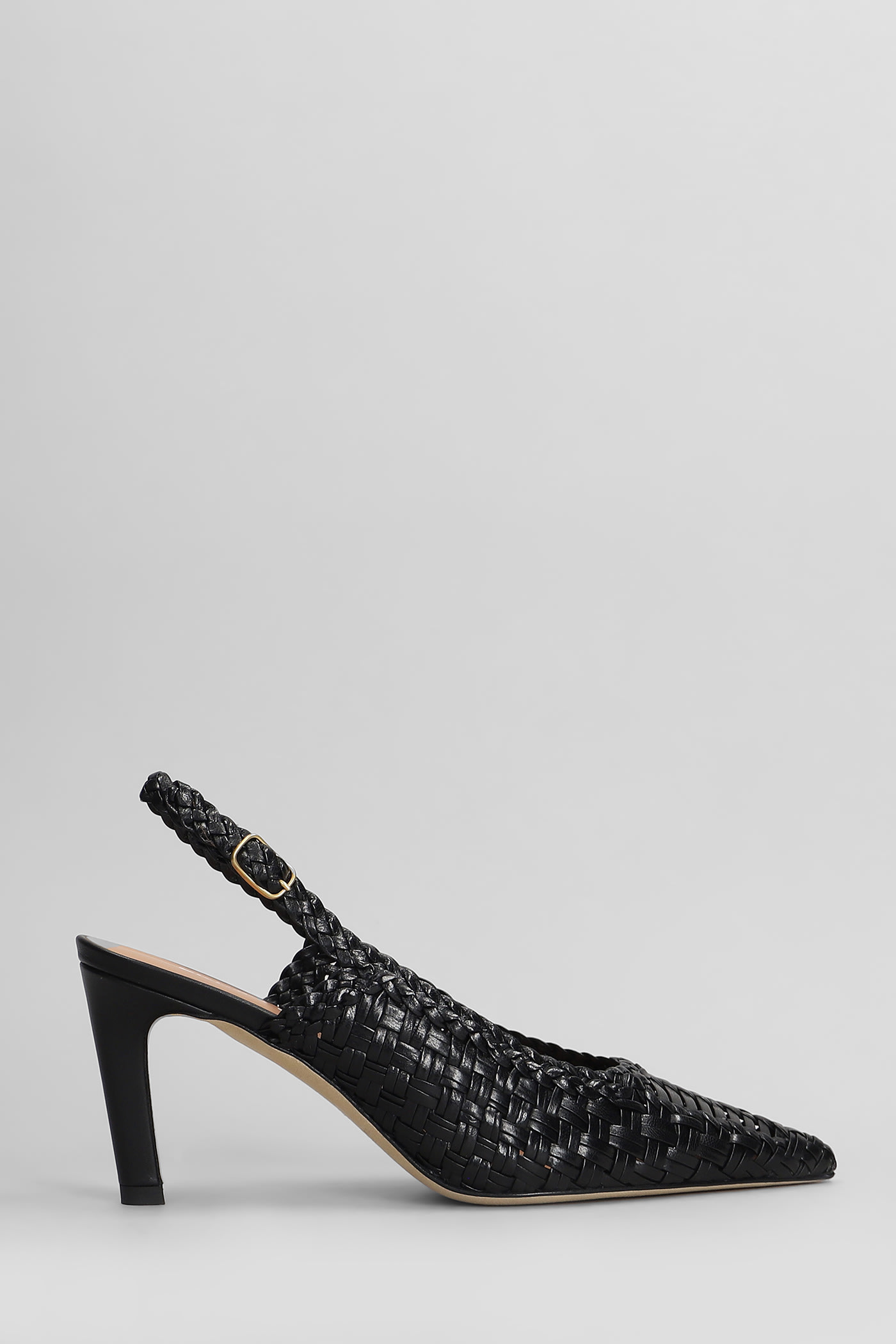 Shop Lella Baldi Pumps In Black Leather