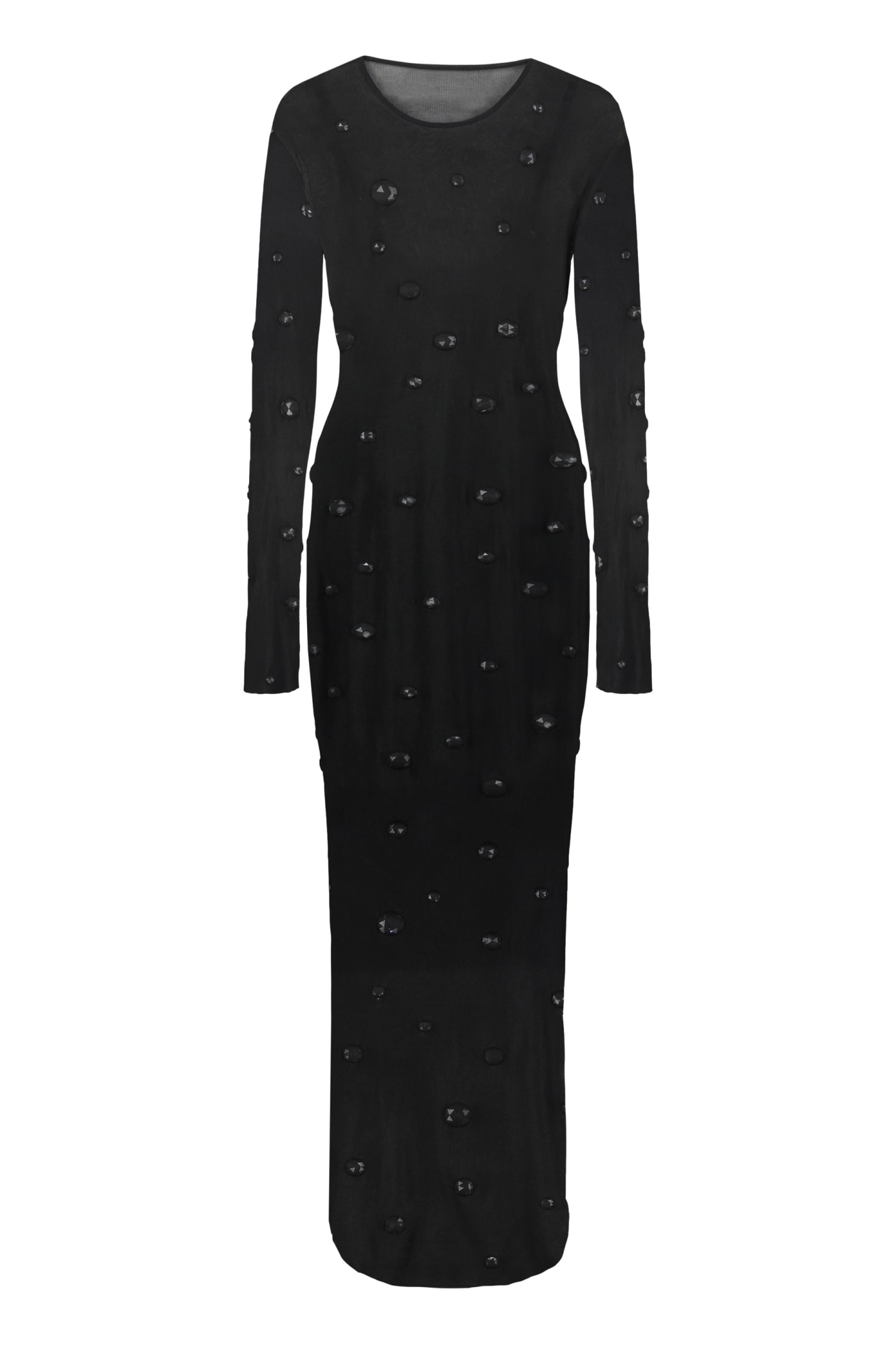 Shop Alexander Wang Long Sleeves Dress In Black