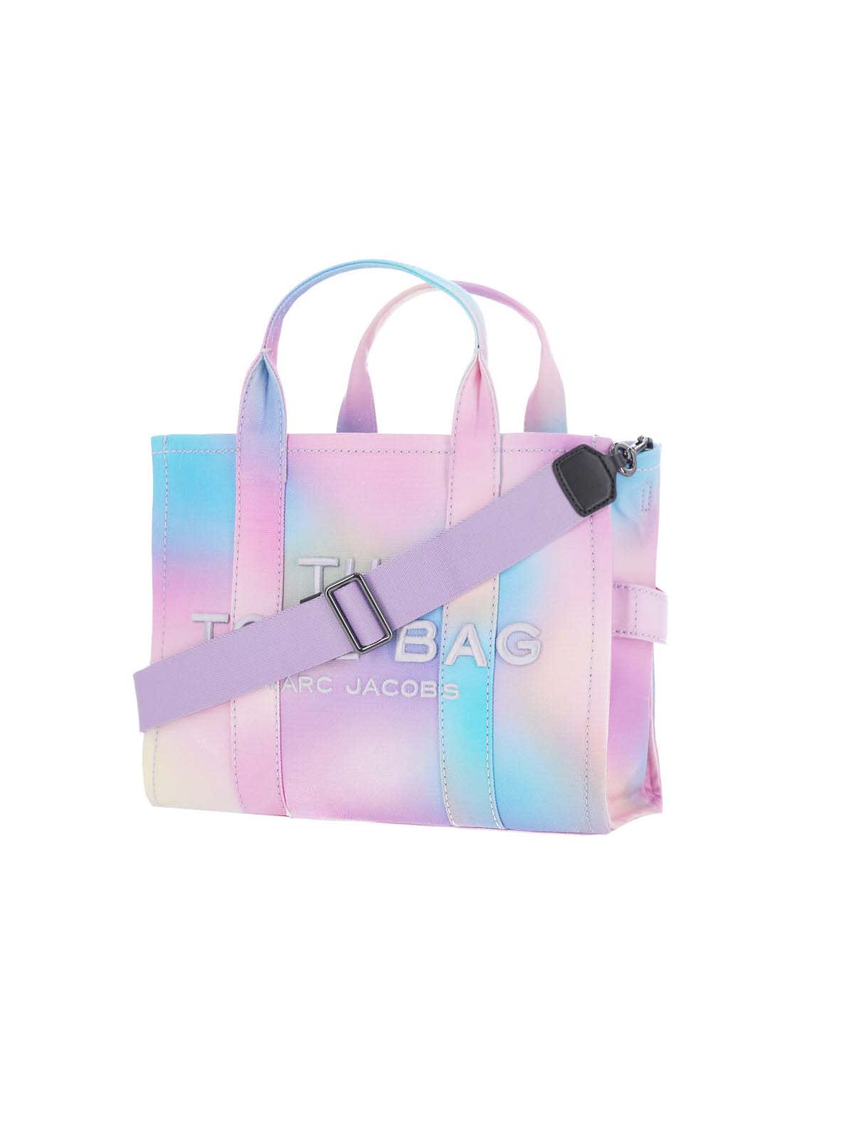 Marc Jacobs Medium Tote Bag The Airbrush Canvas In Multi