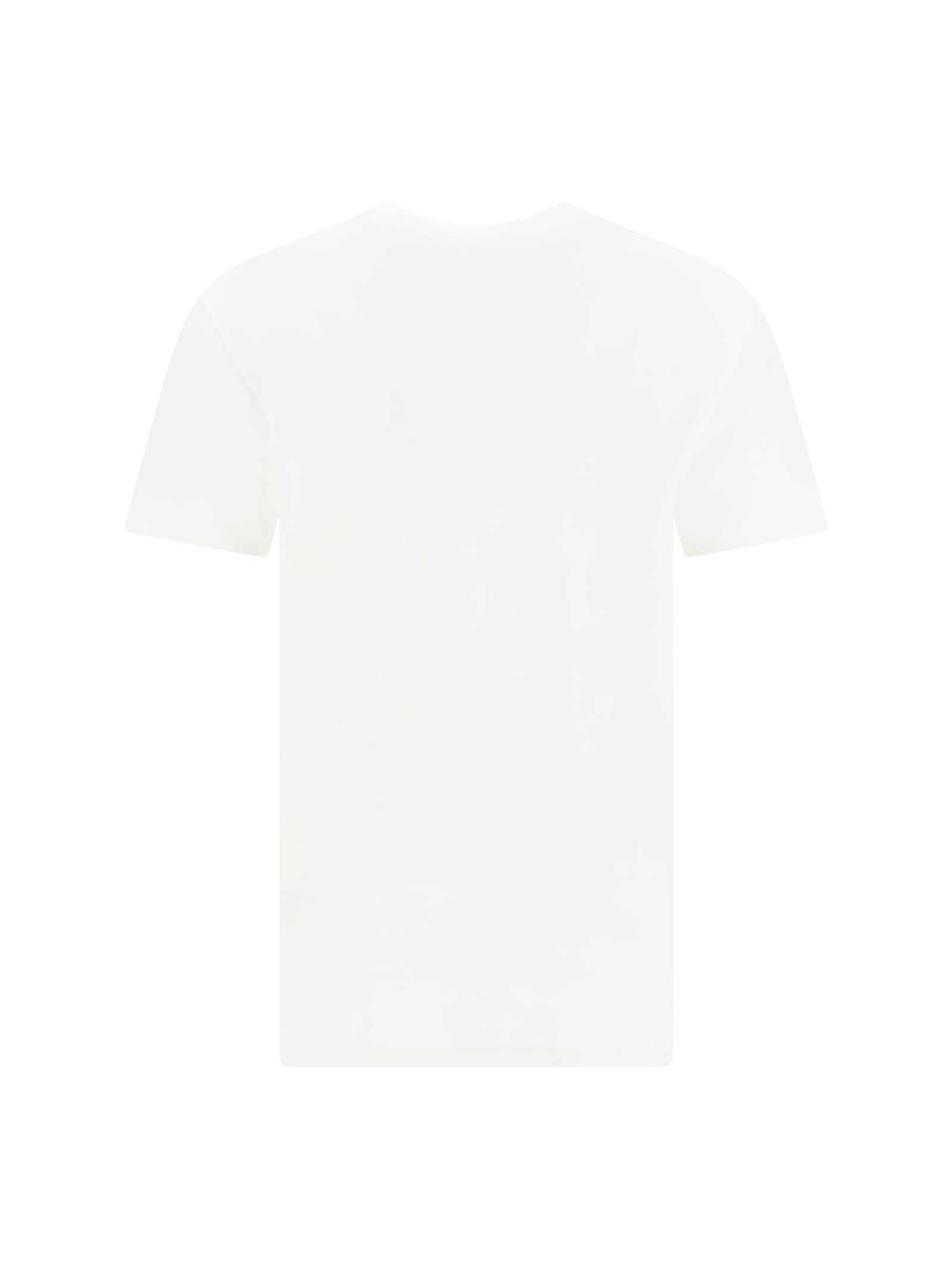 Shop Jil Sander Ss T-shirt In 102 Porcelain