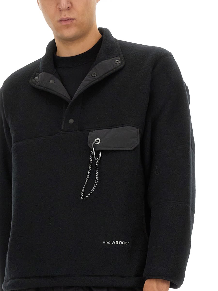 Shop And Wander Fleece Pullover In Black