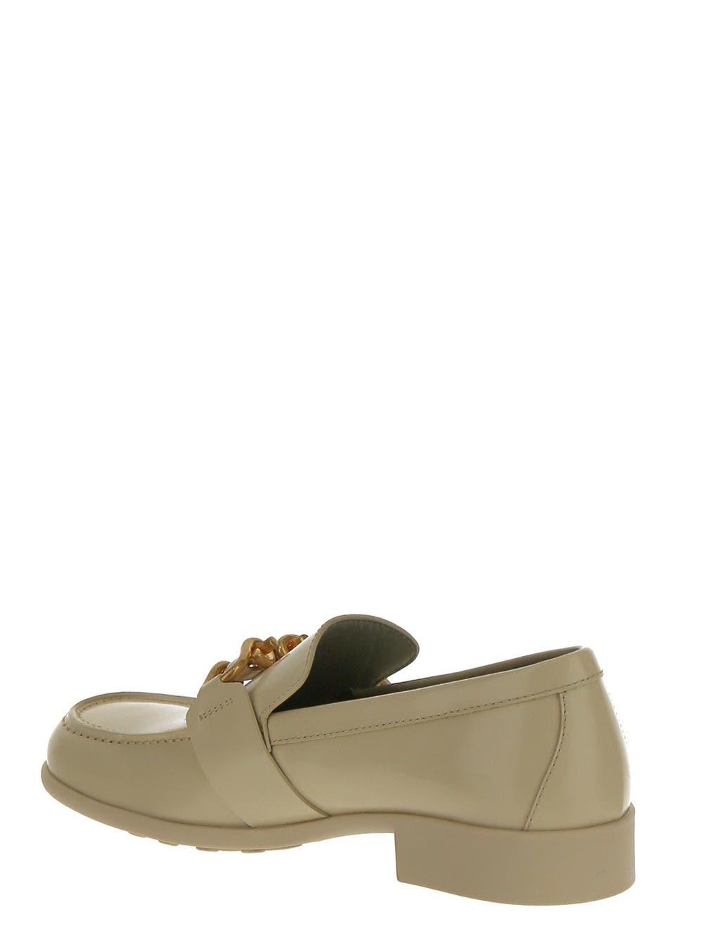 Shop Bottega Veneta Monsieur Loafer In White