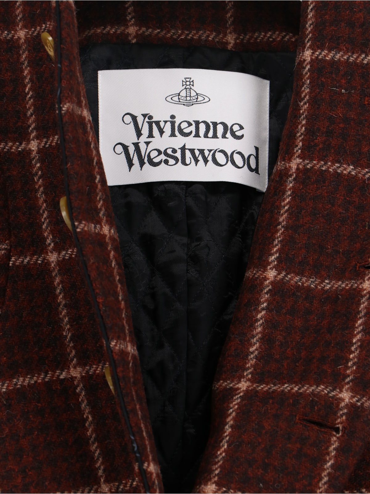 Vivienne Westwood Pourpoint Jkt Casual Jacket In Brown Wool In Brown