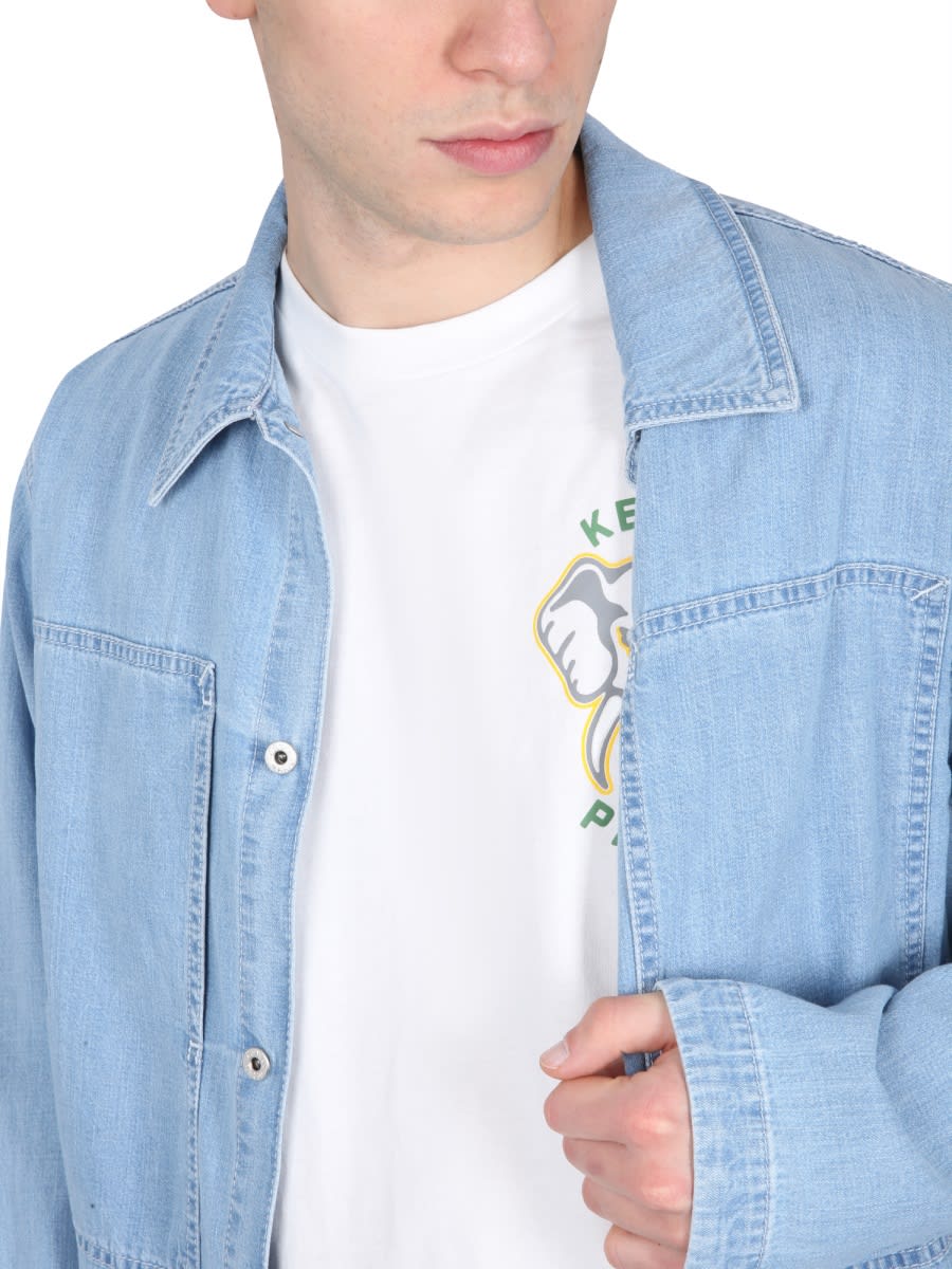Shop Kenzo Denim Shirt