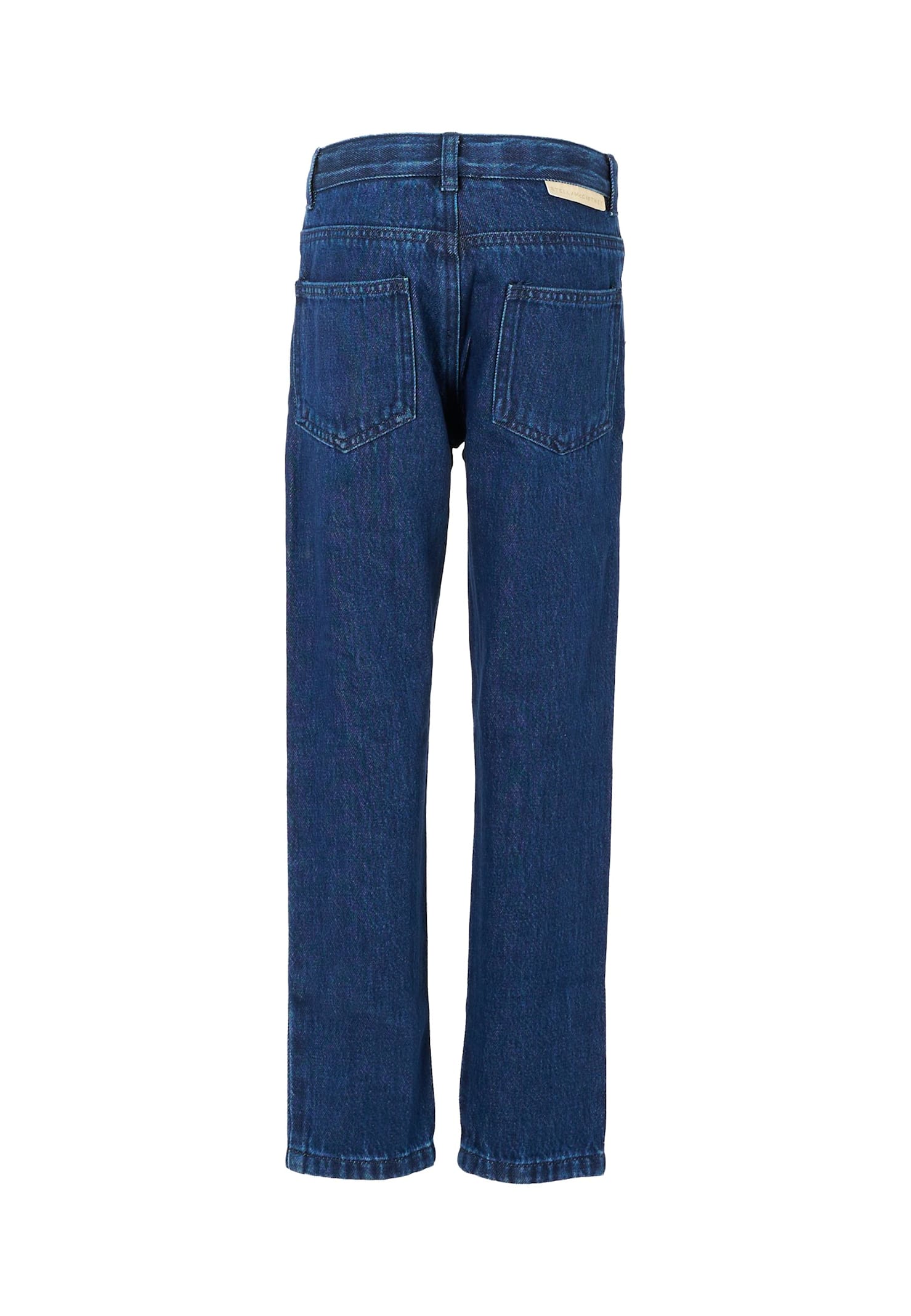 Stella Mccartney Blue Jeans For Boy With Monster In Blue