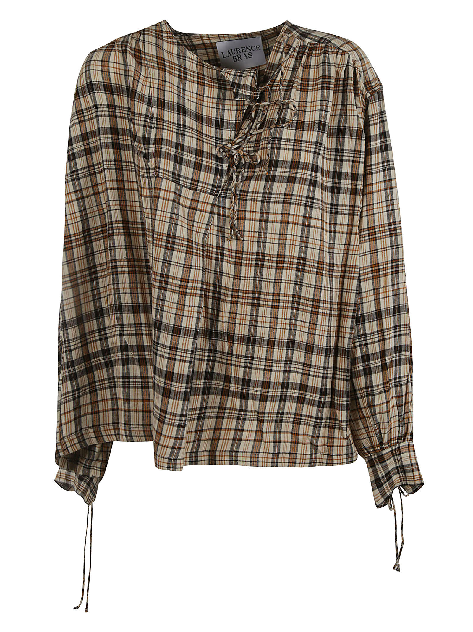 Laurence Bras Bowie Checked Blouse