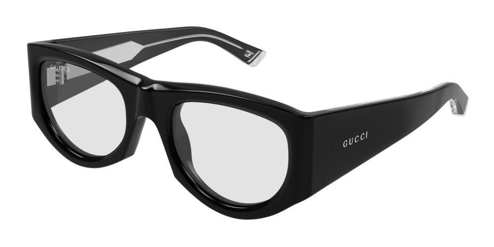 Gucci Rectangular Frame Sunglasses In Black