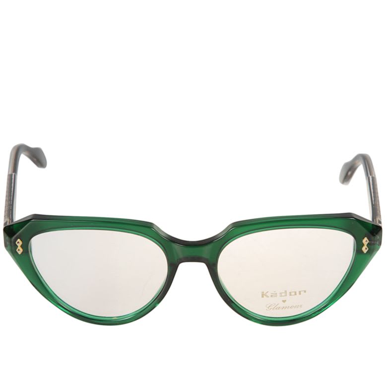 Kador Lola Glamour Cat-eye-frame Glasses In Green