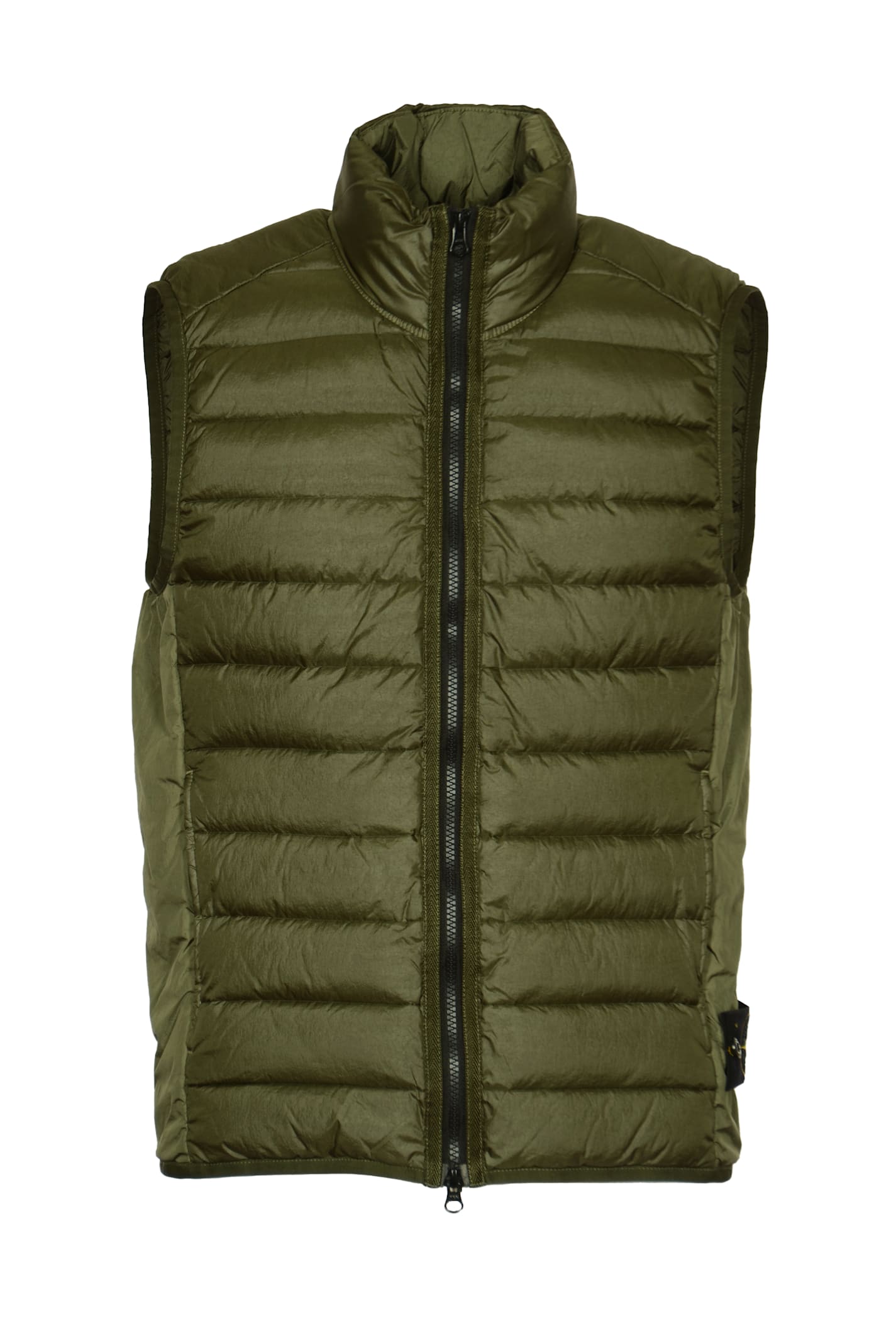 Shop Stone Island Realdown Gilet In Muschio