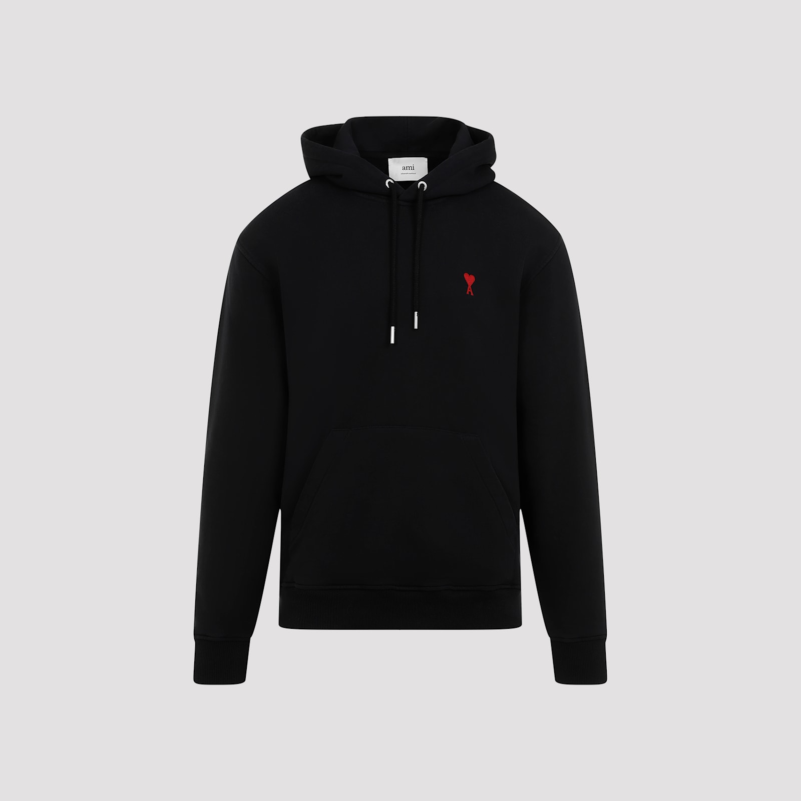 Shop Ami Alexandre Mattiussi De Coeur Hoodie In Black