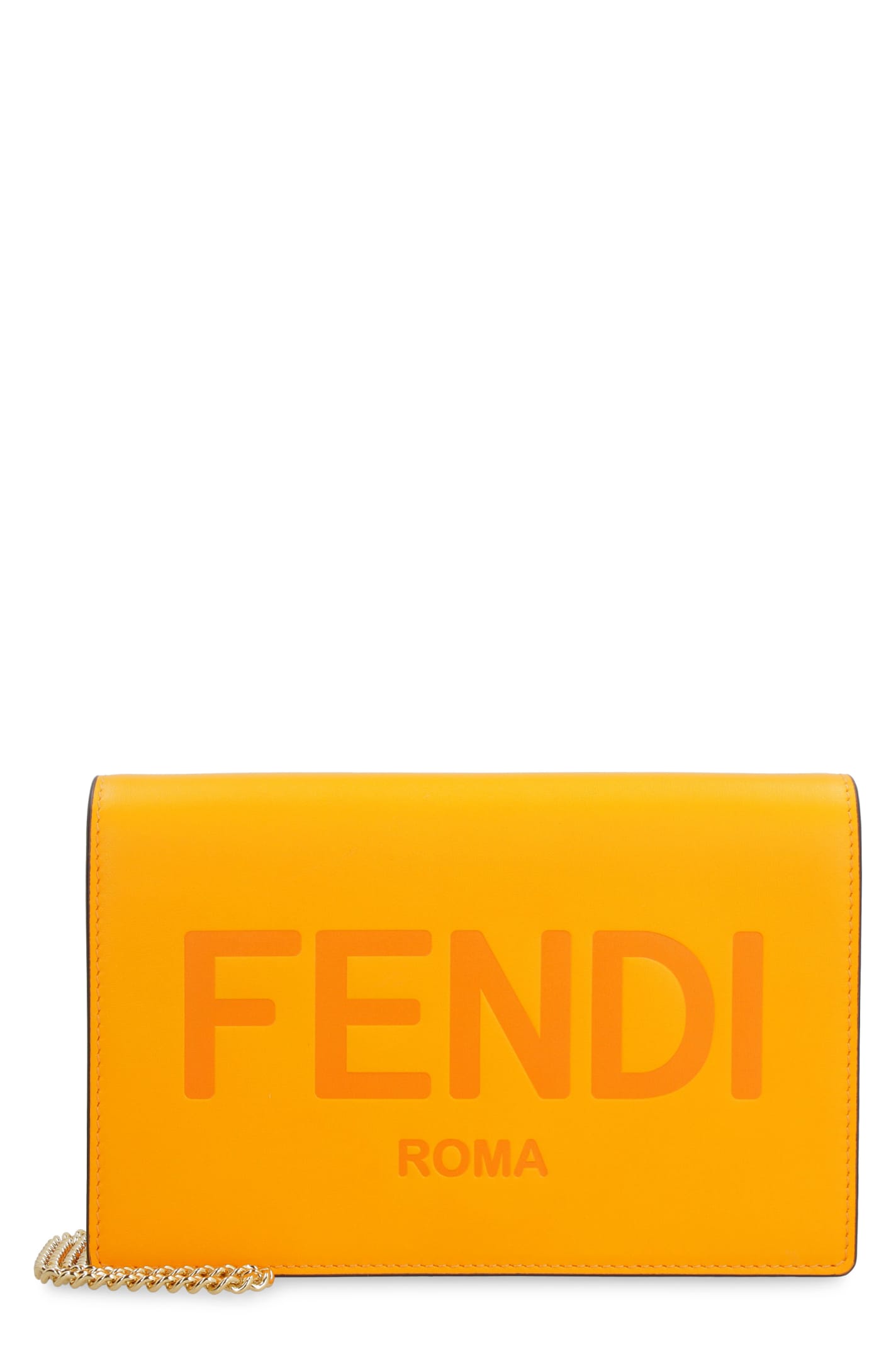 Fendi LEATHER WALLET ON CHAIN