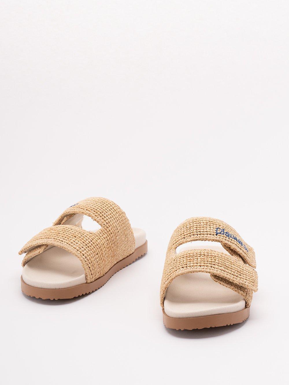 DSQUARED2 TEXTURED SLIDE SANDALS DSQUARED2