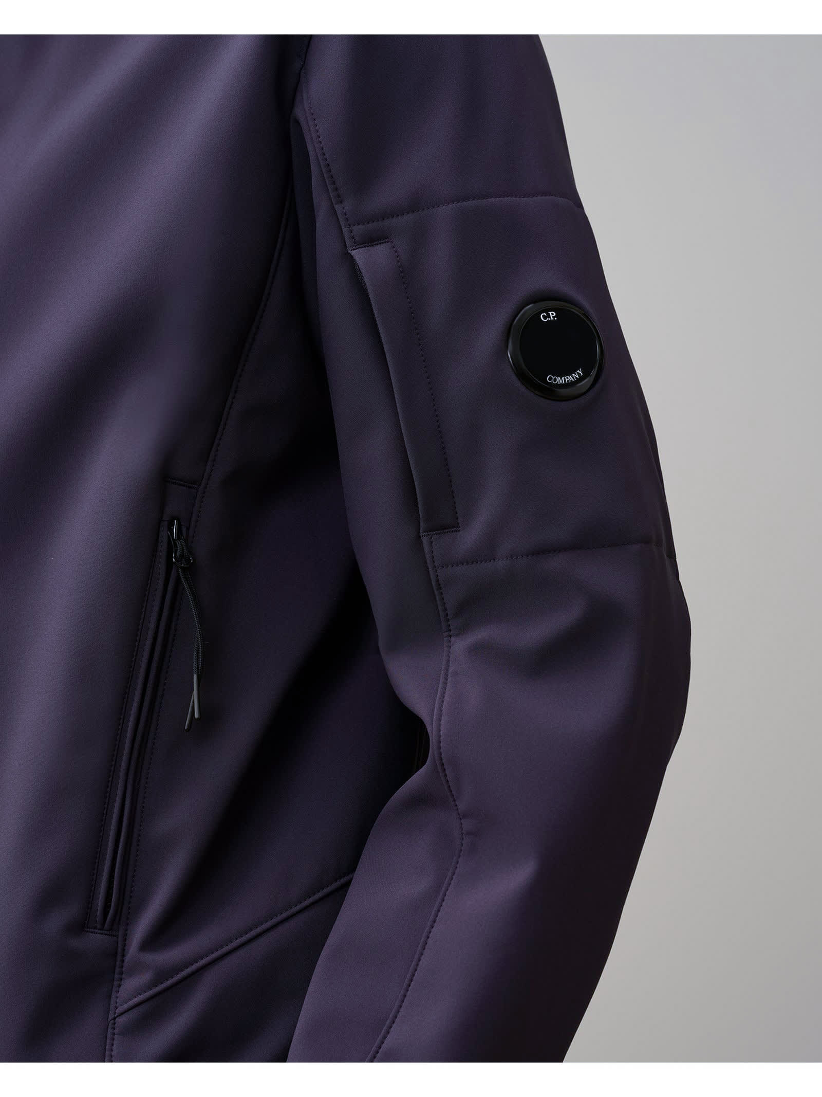 Shop C.p. Company C.p.company Coats Purple In Nightshade