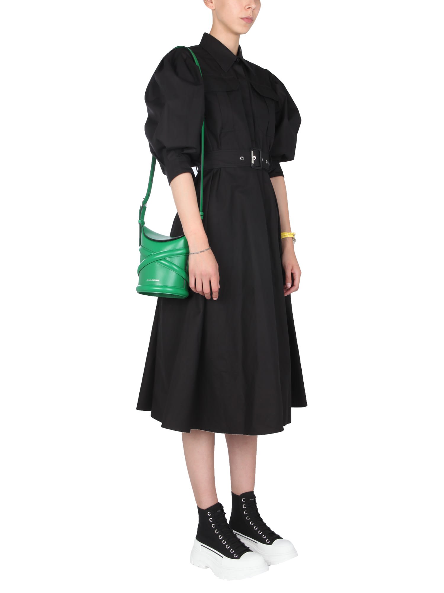 Photo of  Alexander McQueen Midi Chemisier- shop Alexander McQueen Dresses, Midi Dresses online sales