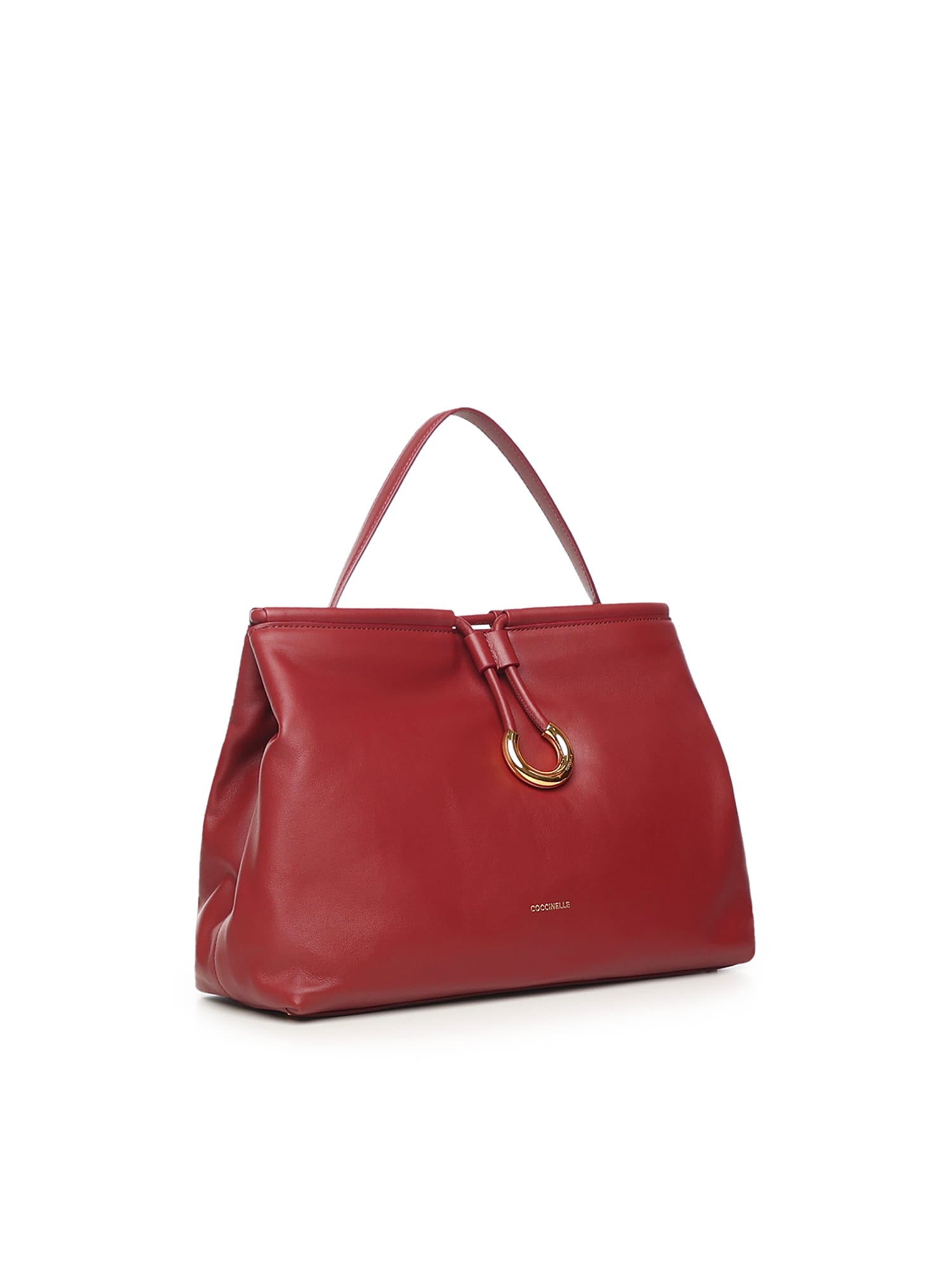 Coccinelle Top Handle Shoulder Bag In Red