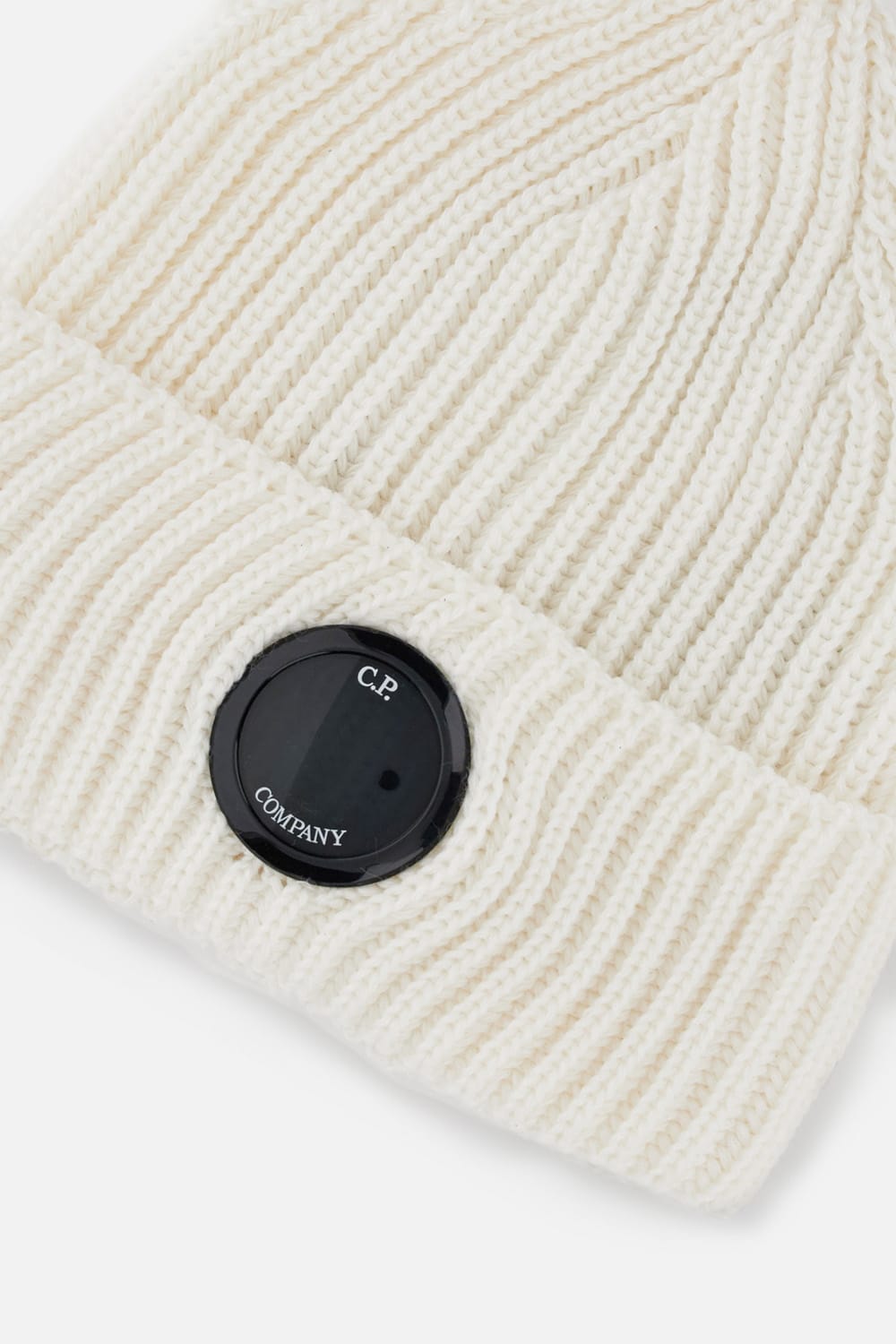 C.p. Company Wool Cap In White