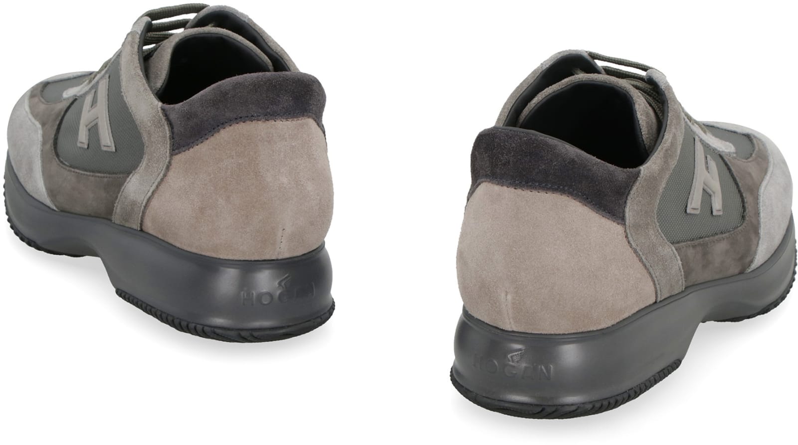 Shop Hogan Interactive Low-top Sneakers In G Grigio