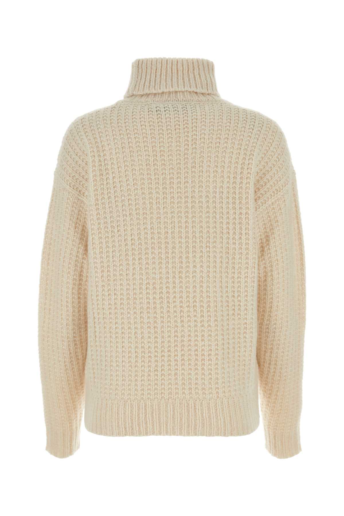 Shop Gucci Sand Cashmere Blend Sweater In 9791