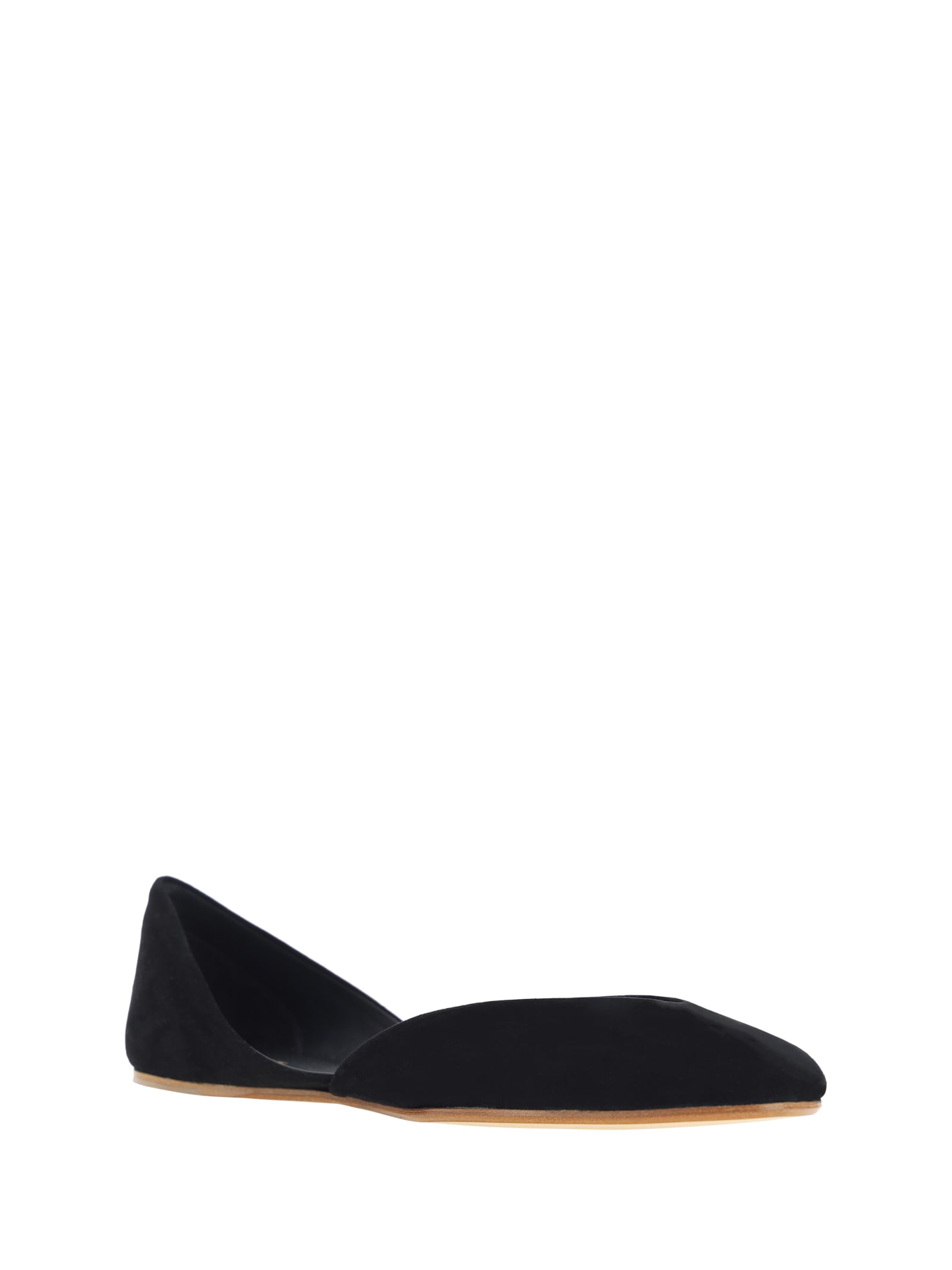 Shop The Row Gemma Ballerinas In Black