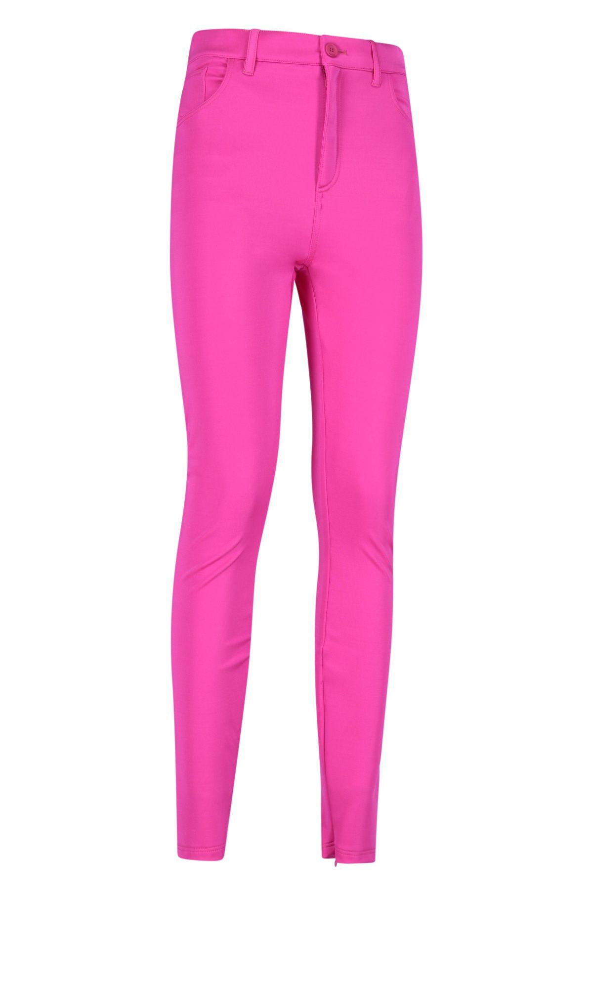 Shop Balenciaga Stretch Leggins In Pink