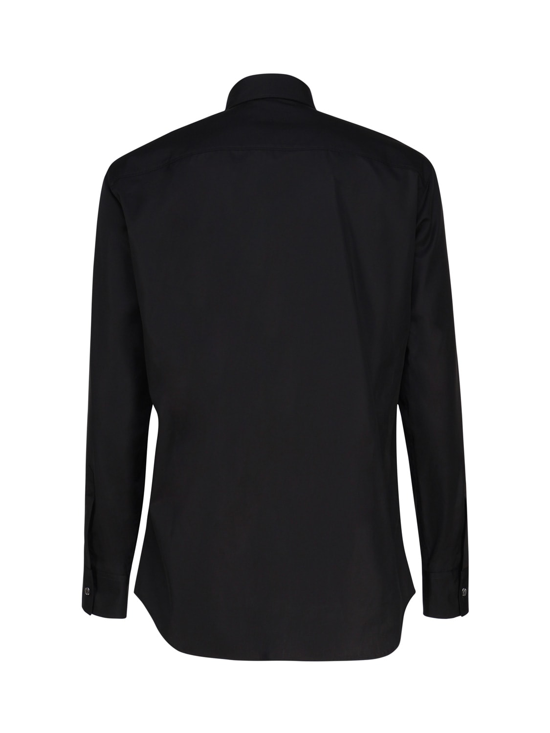 Shop Dsquared2 Cotton Shirt With Contrasting Color Logo In Black