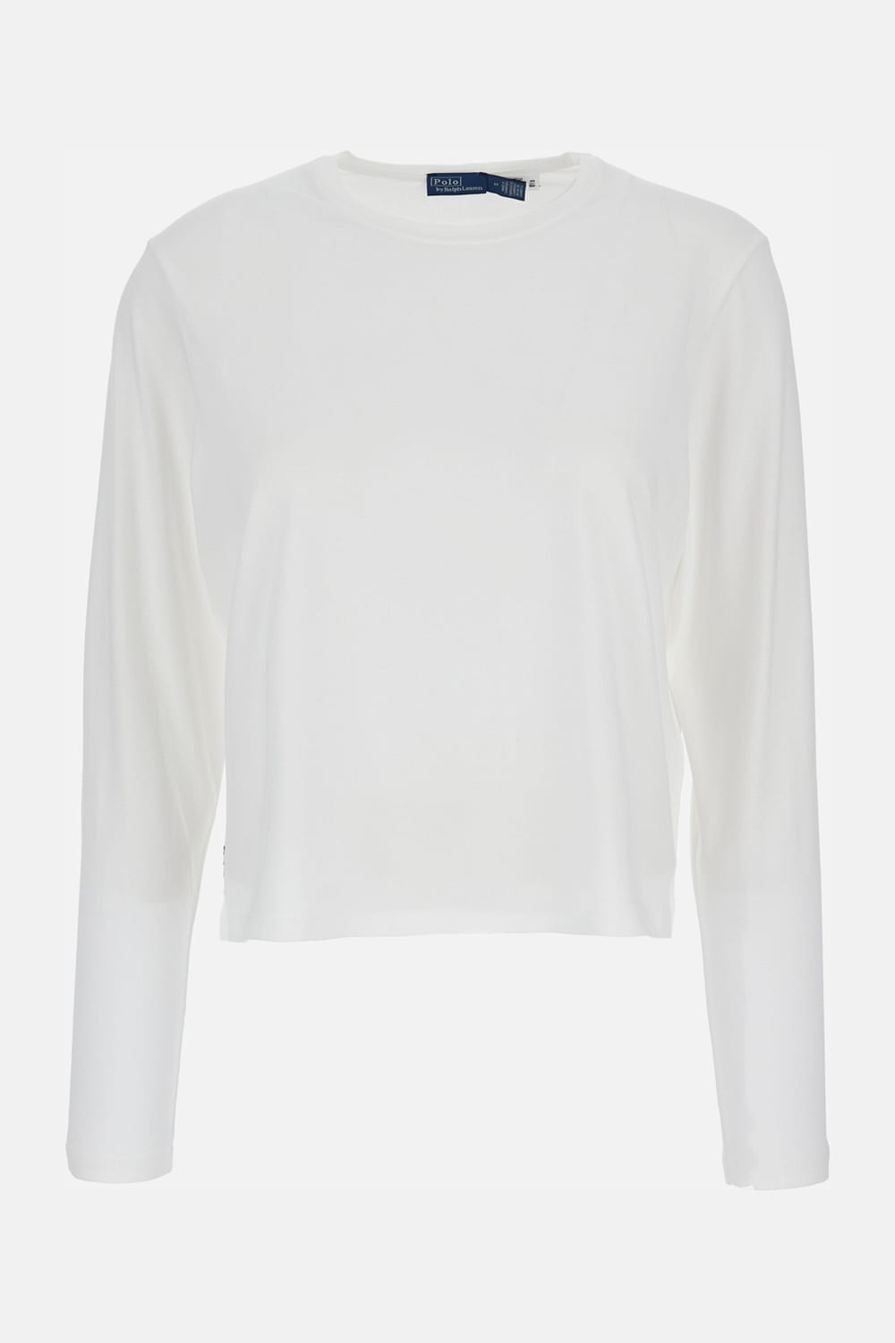 Polo Ralph Lauren Cotton Long Sleeves T-shirt In White
