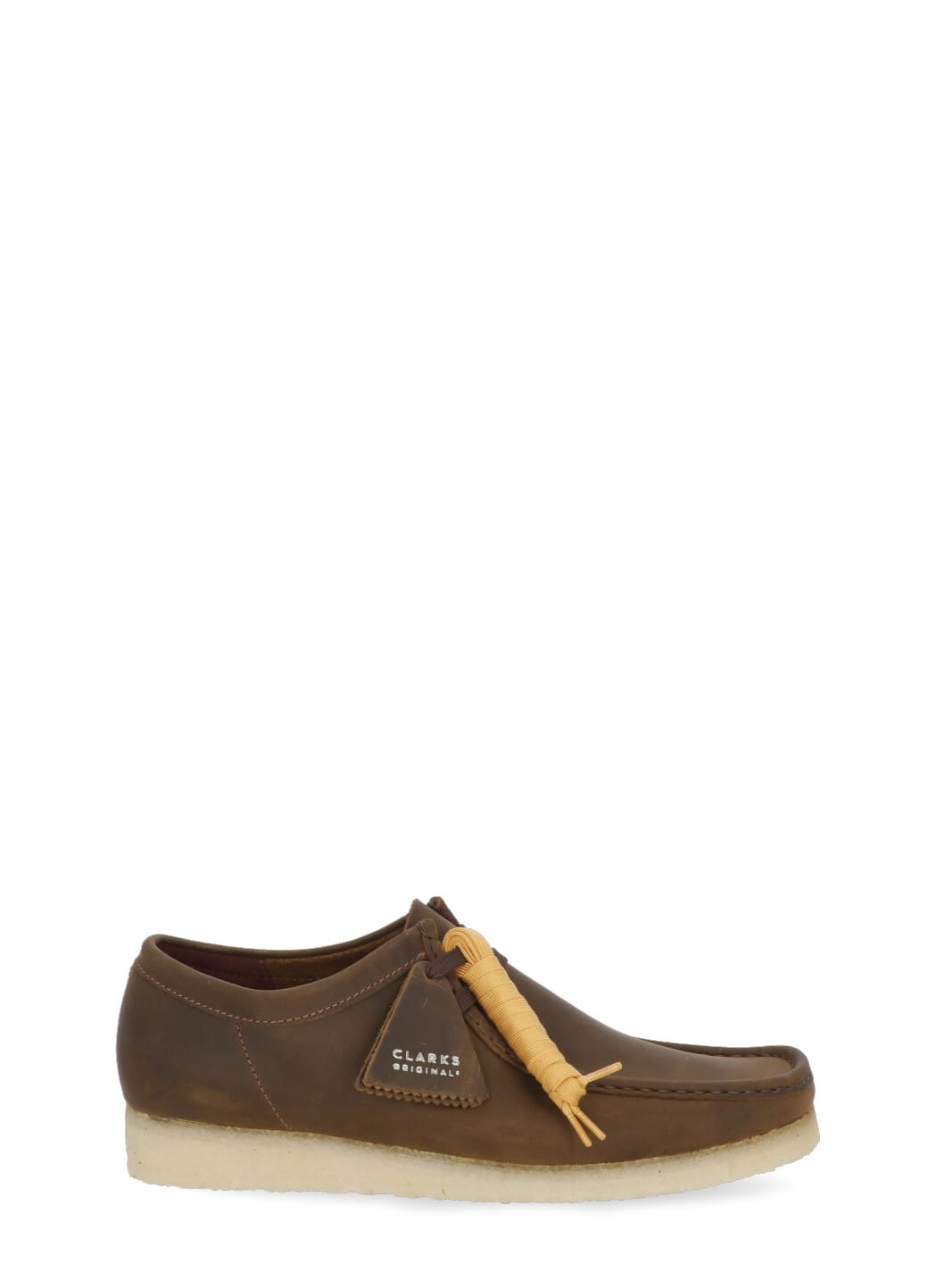 Shop Clarks Wallabee Loafers In Brown