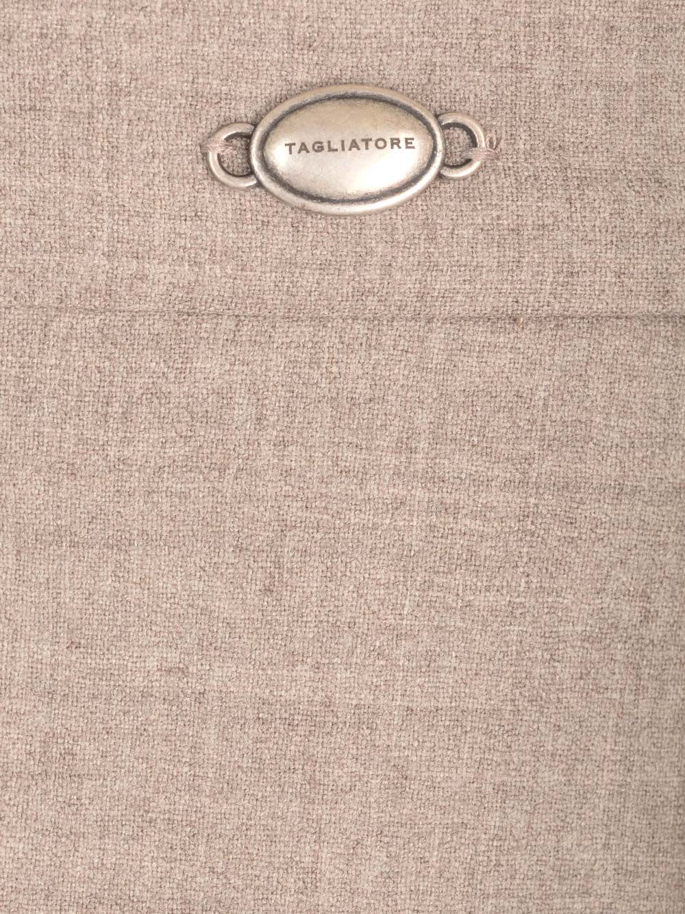 Shop Tagliatore Wool Trousers In Beige