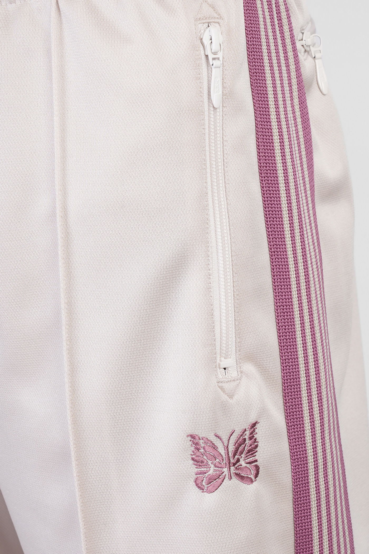 Needles Pants In Beige Polyester In Neutral