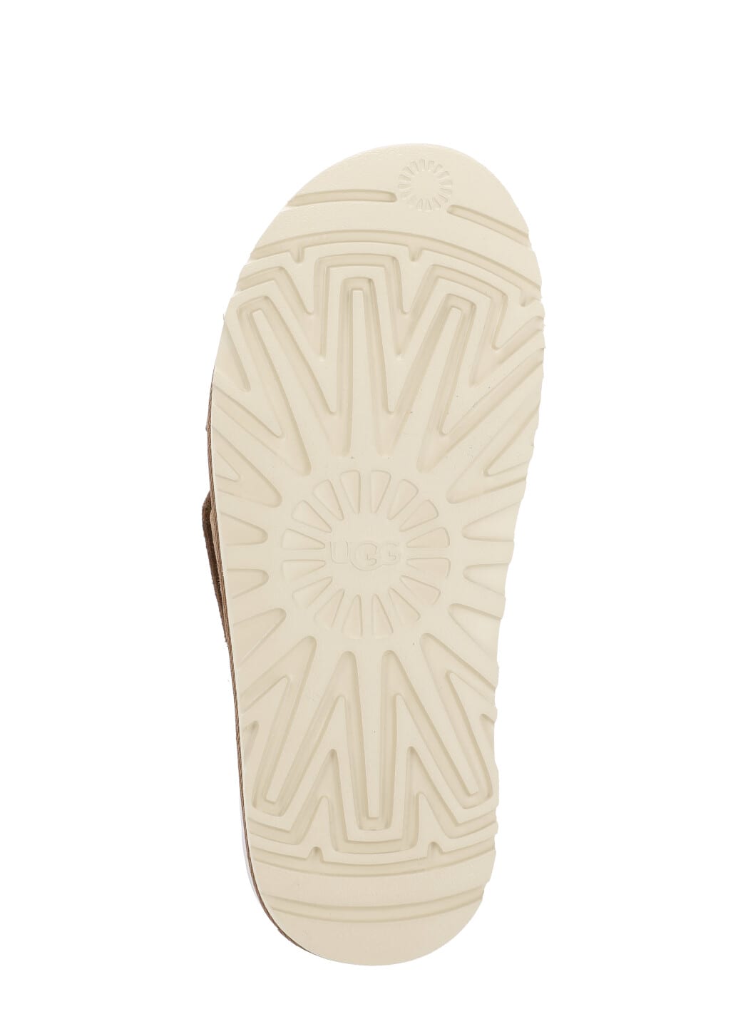 Shop Ugg Goldenstar Cross Sandals In Brown